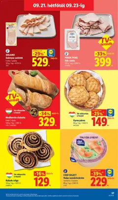 Lidl akciós újság - amely érvényes a következő dátumtól: 2026.09.17. | Oldal: 57
