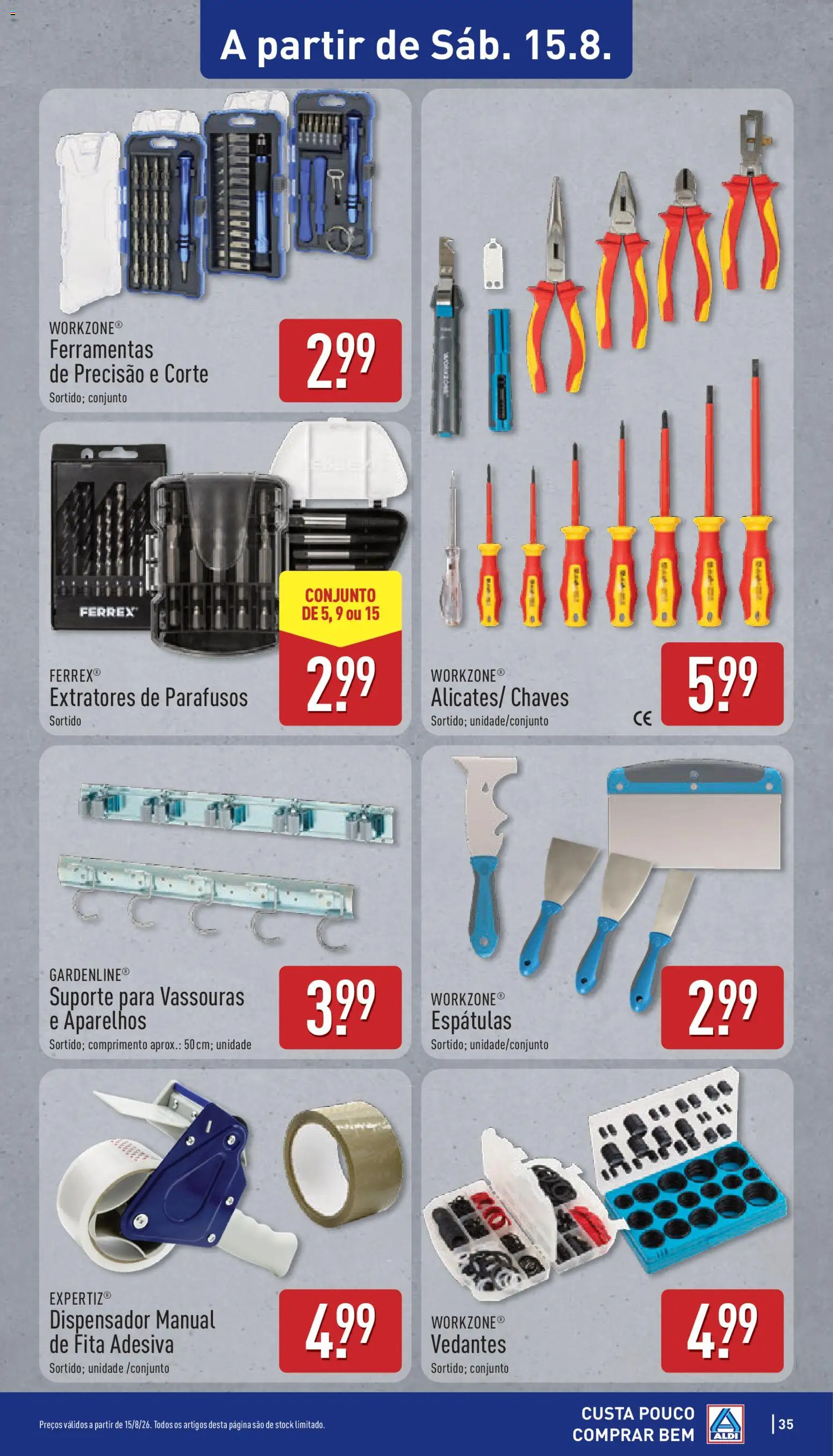 Aldi folheto │ válido de 10/08/2026 | Página: 35 | Produtos: Ferramentas
