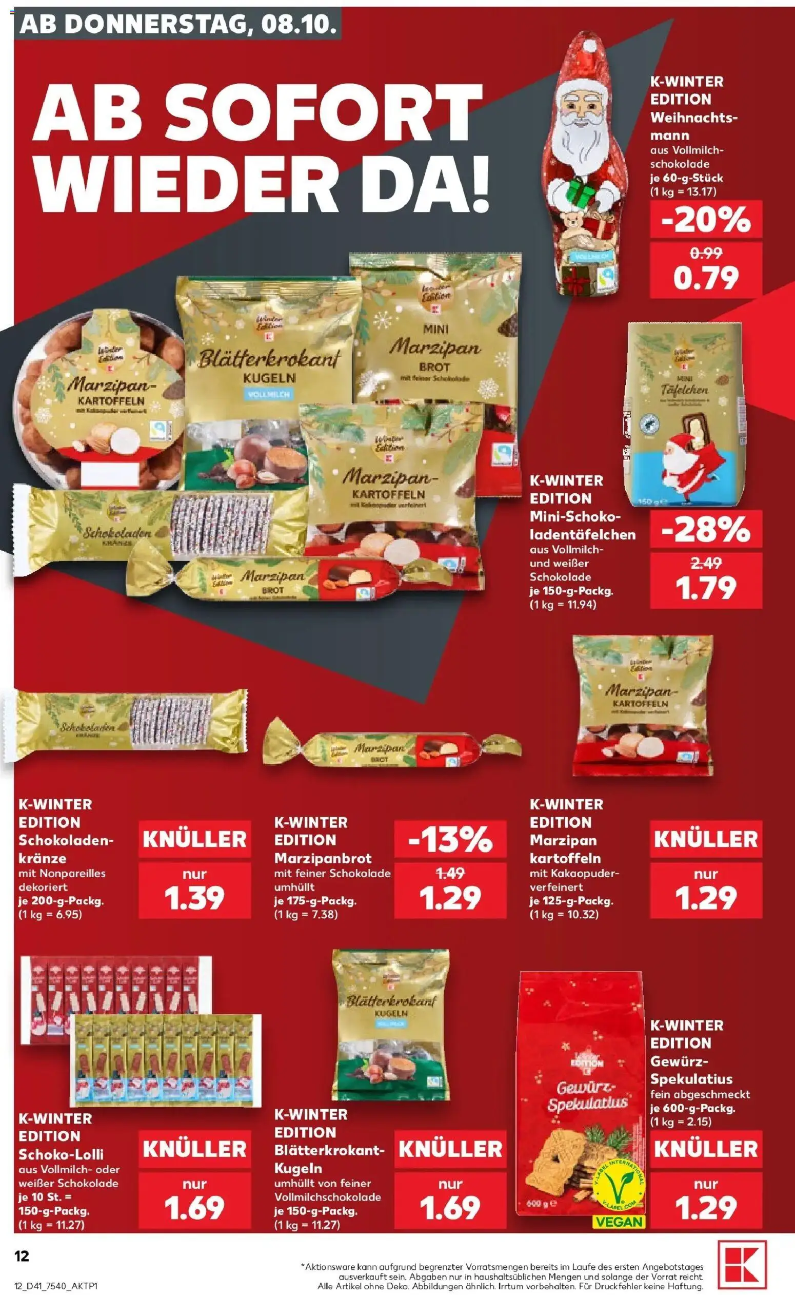Prospekt Kaufland ab 05.10.2026 » Angebote Online zum Blättern | Seite: 22 | Produkte: Schokolade, Kartoffeln, Brot