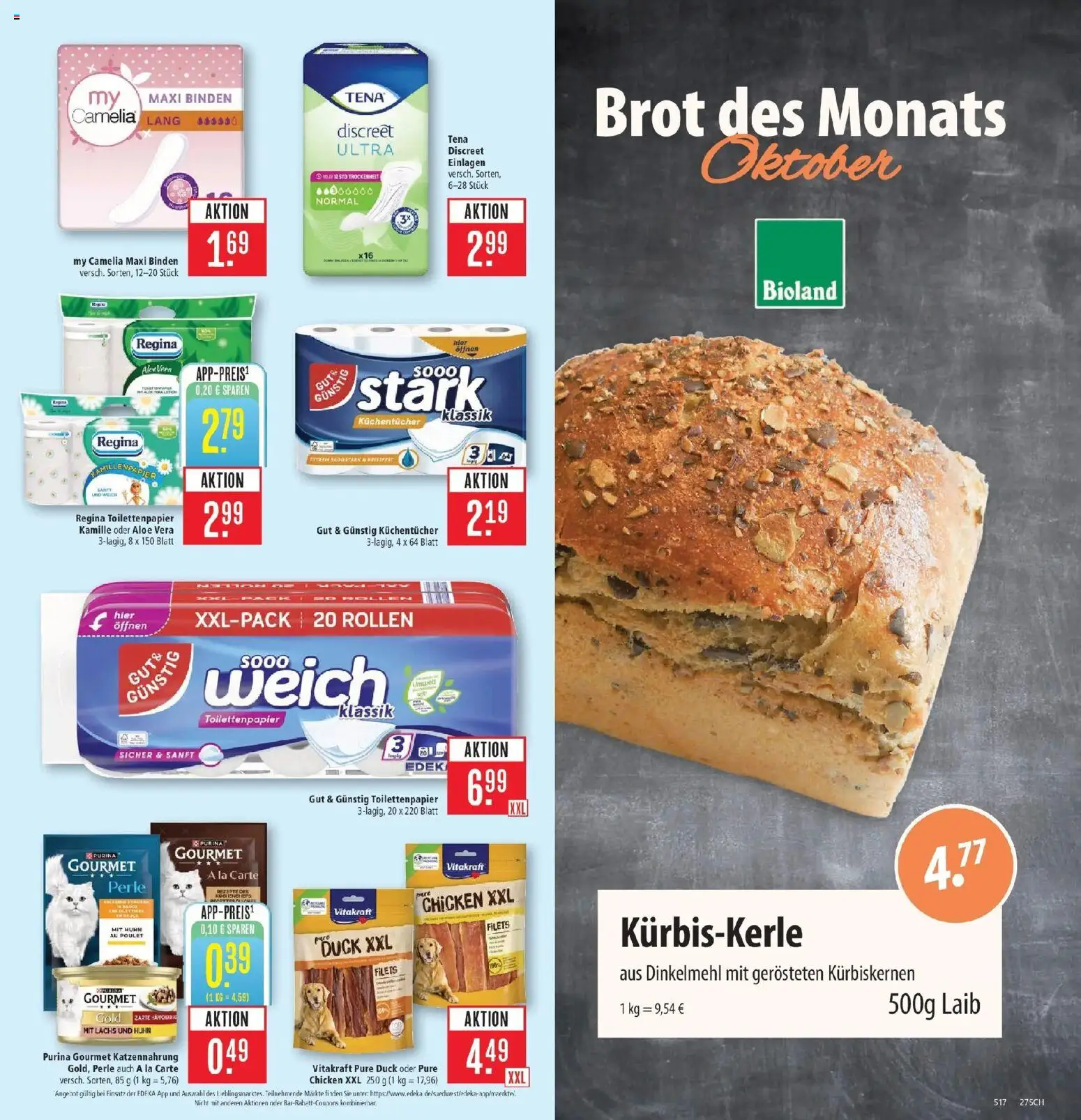 Marktkauf Prospekt Schorndorf (ab 19.10.2026) » Angebote online | Seite: 35 | Produkte: Lachs, Brot, Toilettenpapier