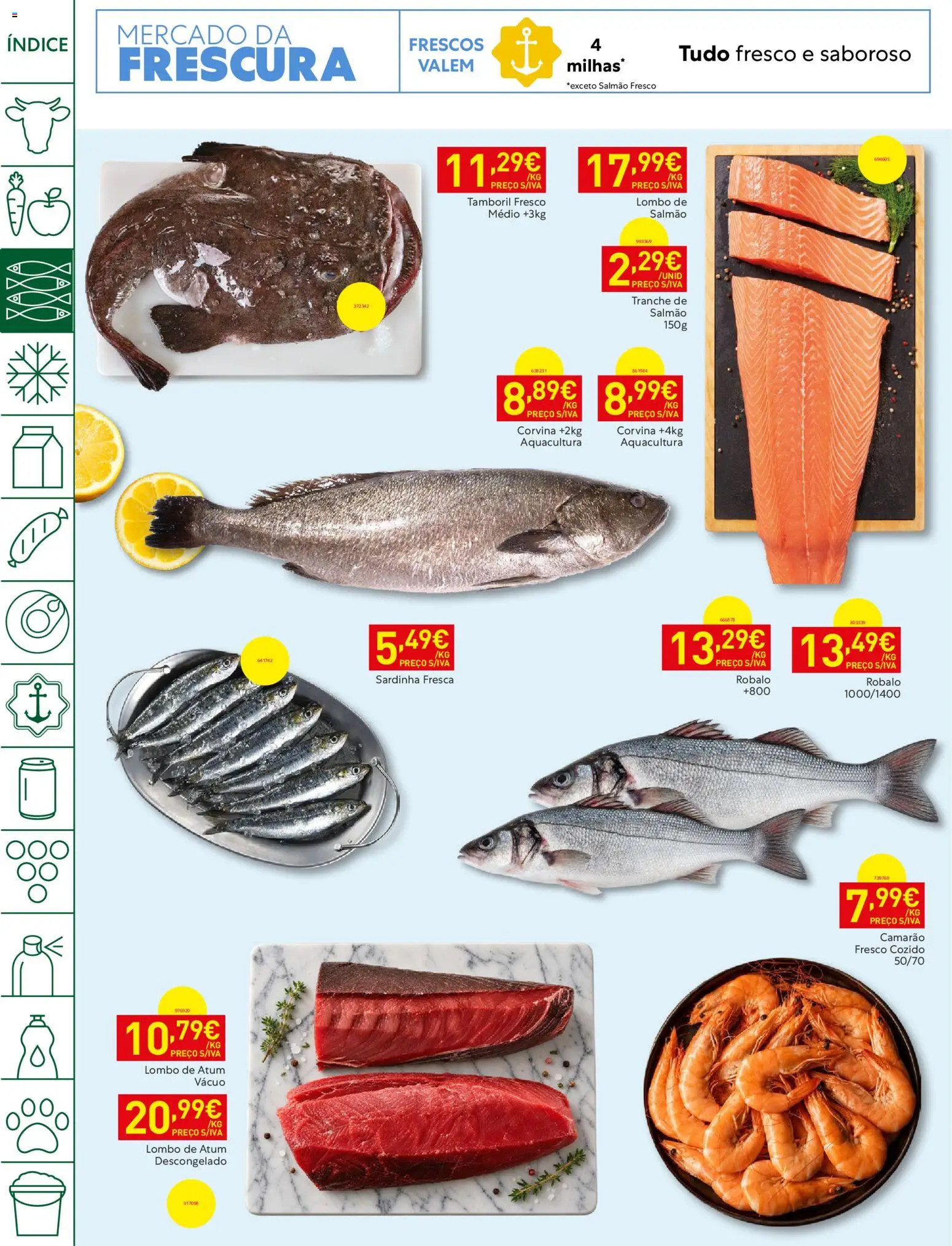 Recheio folheto │ válido de 20/10/2026 | Página: 6 | Produtos: Atum, Camarão, Lombo, Tamboril