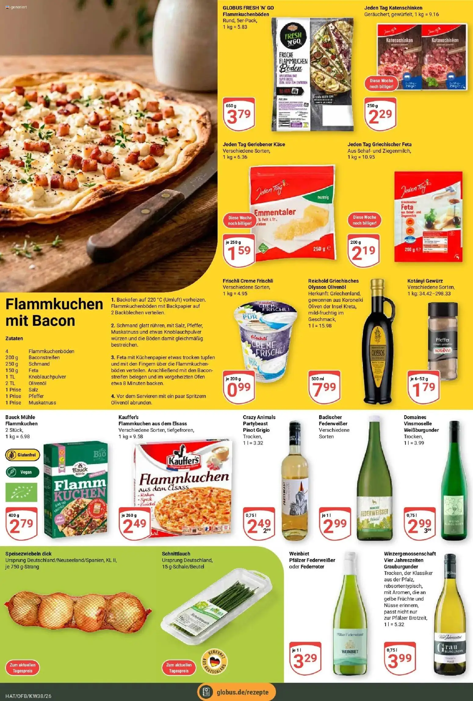 Globus Prospekt Hattersheim (ab 14.09.2026) » Angebote online | Seite: 14 | Produkte: Feta, Käse, Backofen, Nüsse