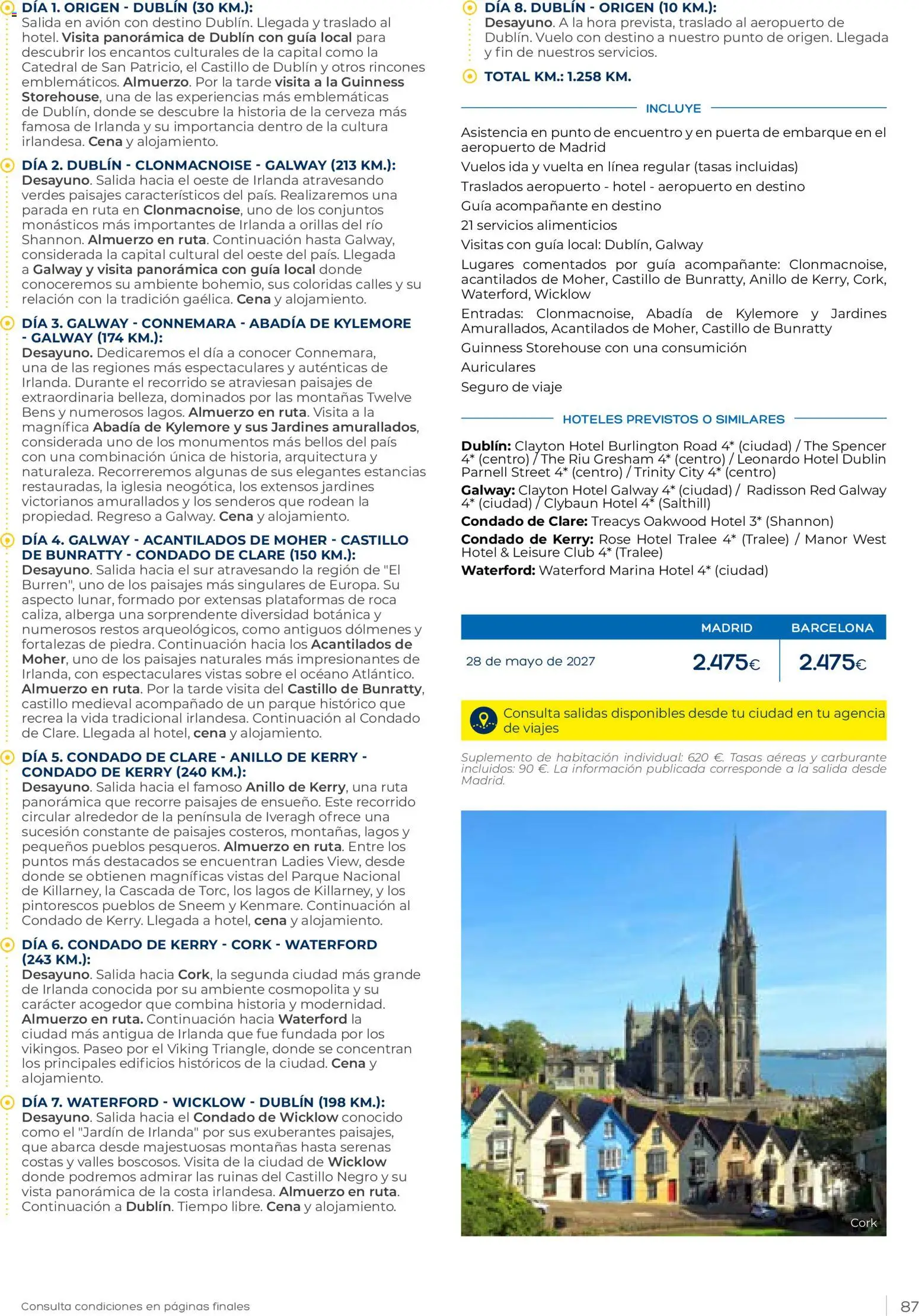 Viajes El Corte Inglés Club de Vacaciones otoño primavera │ válido desde el 01/09/2026 | Página: 87