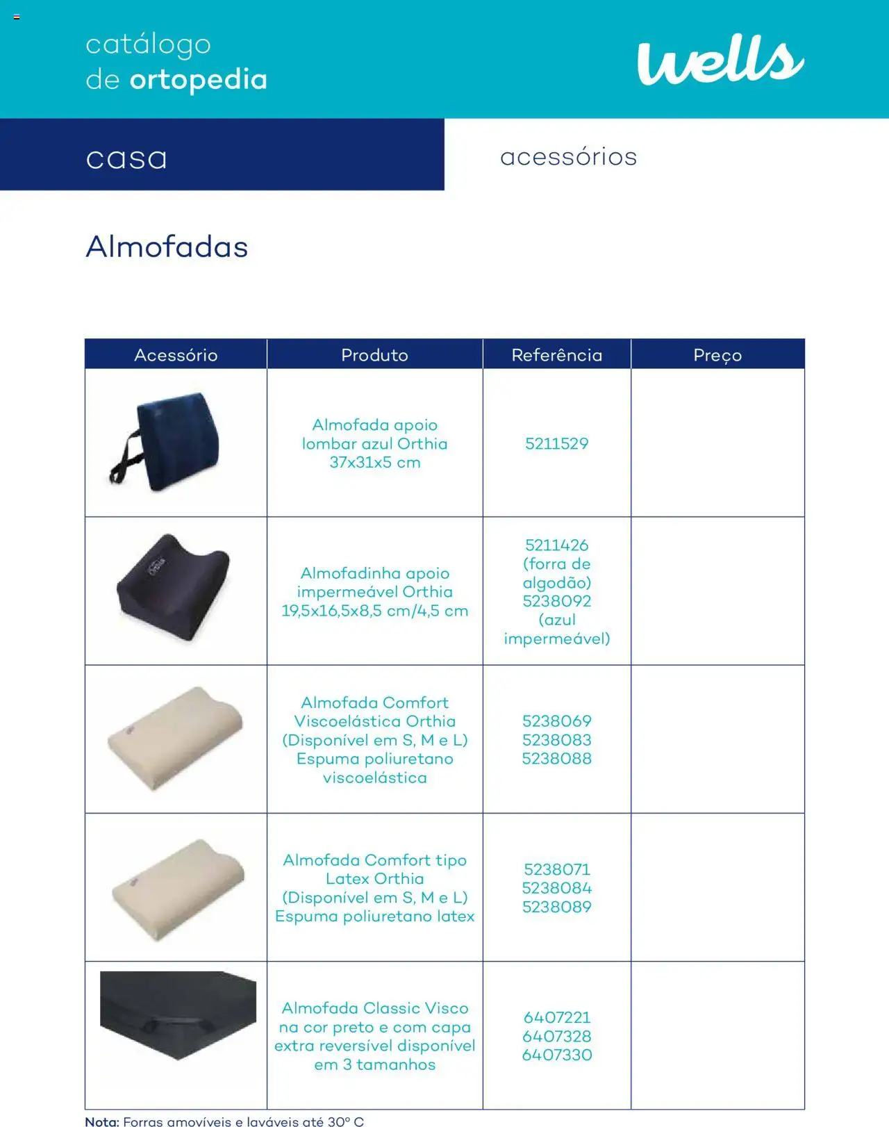 Well’s Catálogo de Ortopedia │ válido de 12/02/2024 | Página: 120 | Produtos: Algodão, Almofada