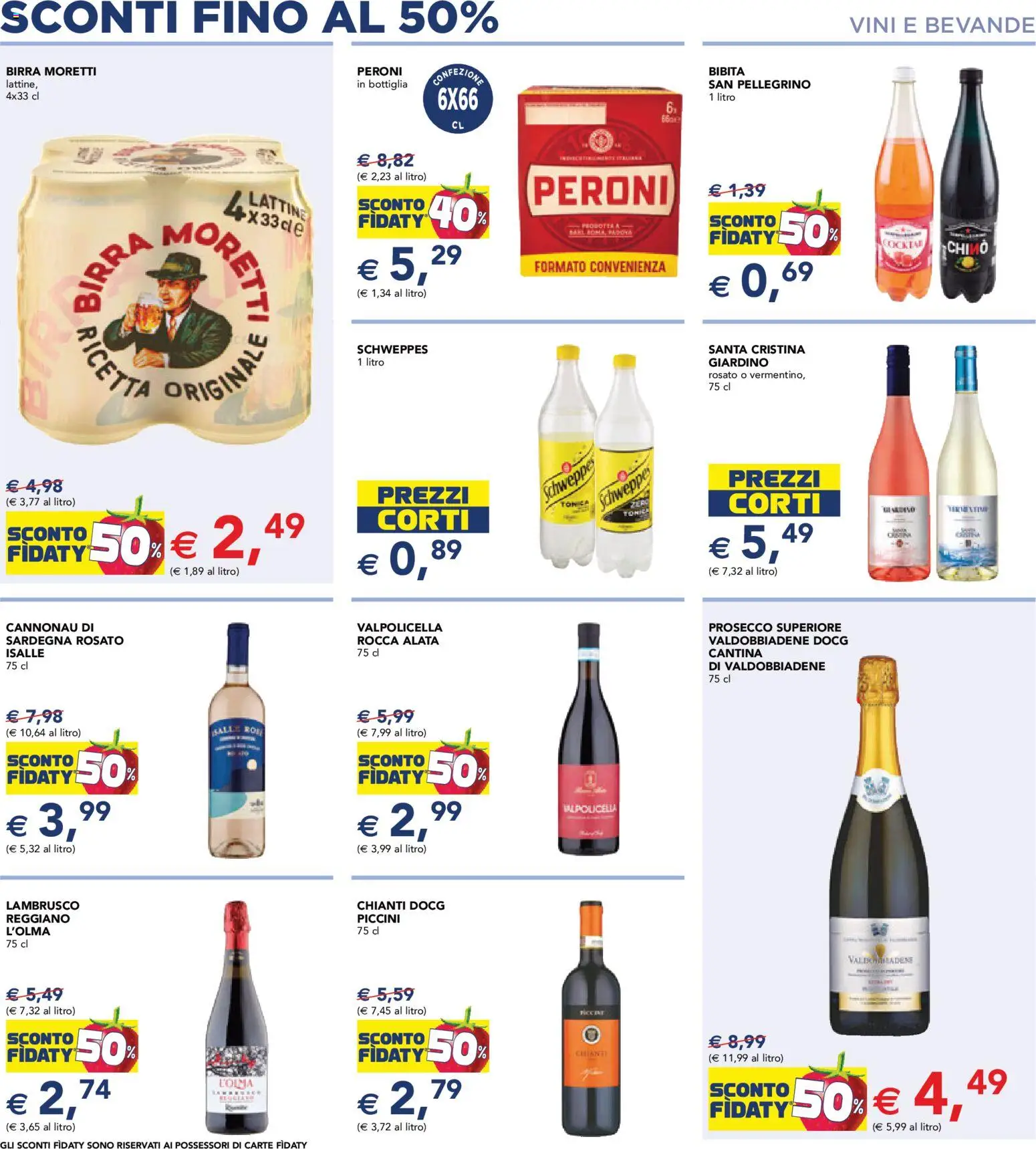 Volantino Esselunga S del 18.05.2026 | Pagina: 14 | Prodotti: Birra, Prosecco, Birra Moretti, Bibita