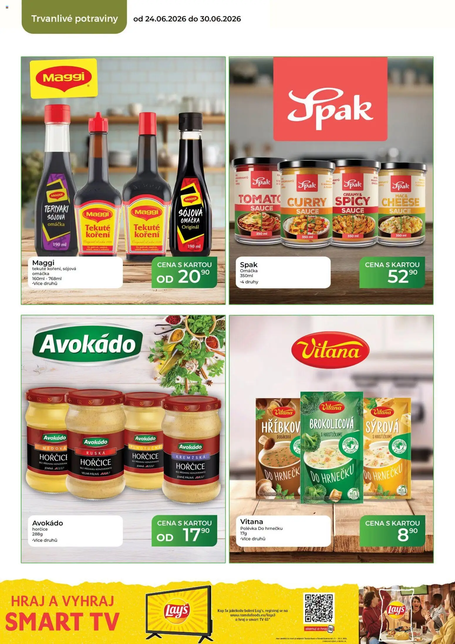 Tamda Foods leták od 24.06.2026 | Strana: 40 | Produkty: Sójová omáčka, Lay's, Avokádo, Potraviny