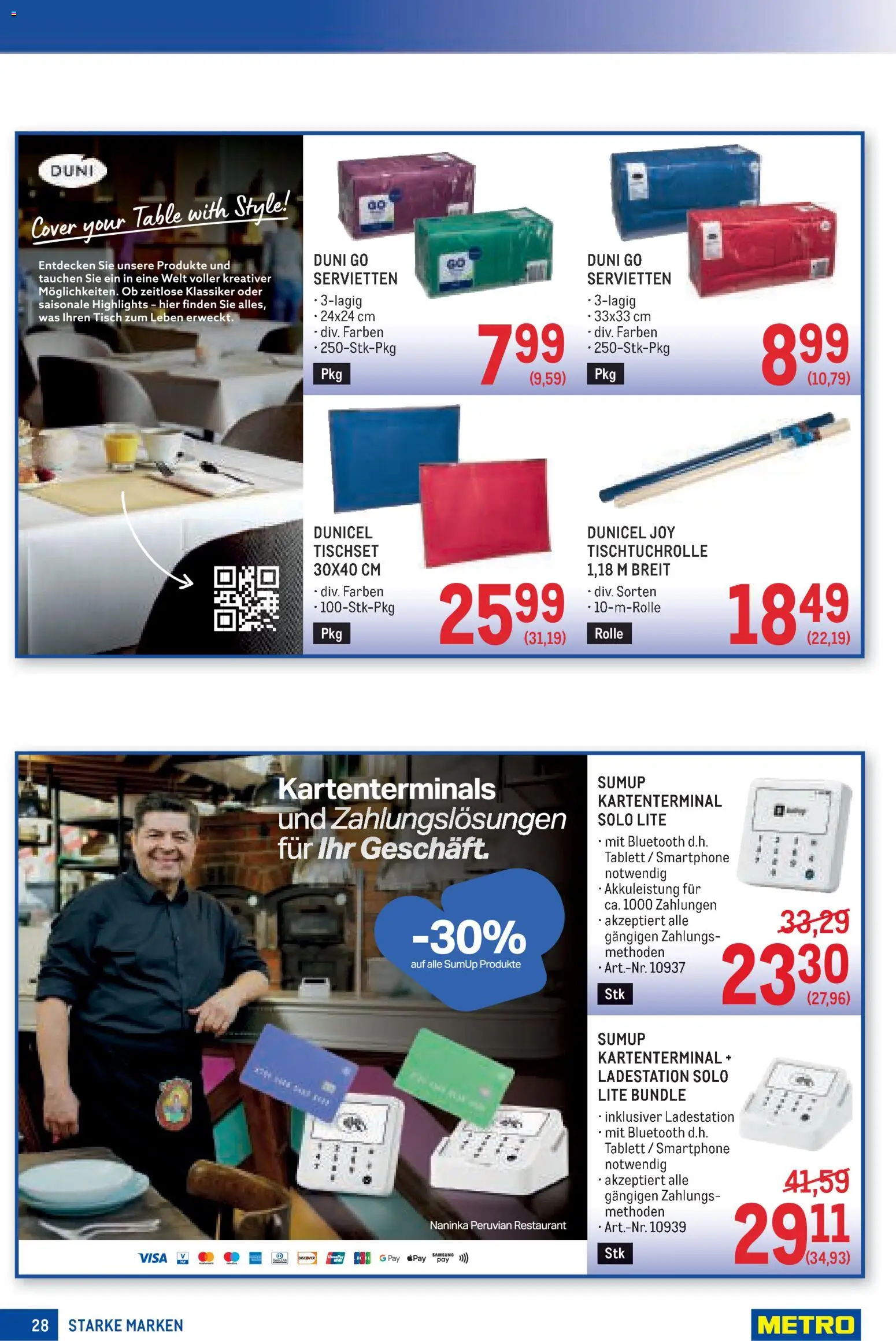 Metro angebote Starke Marken gültig ab 09.07.2026 | Seite: 28 | Produkte: Smartphone, Tisch