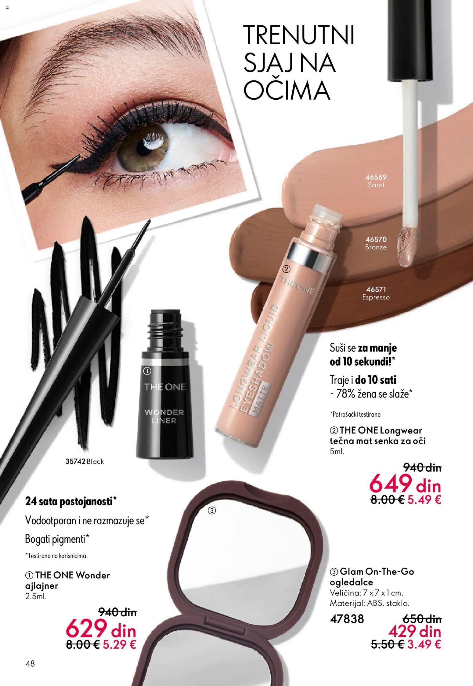 Oriflame katalog - važi od 18.02.2026 | Strana: 48 | Proizvode: Ajlajner