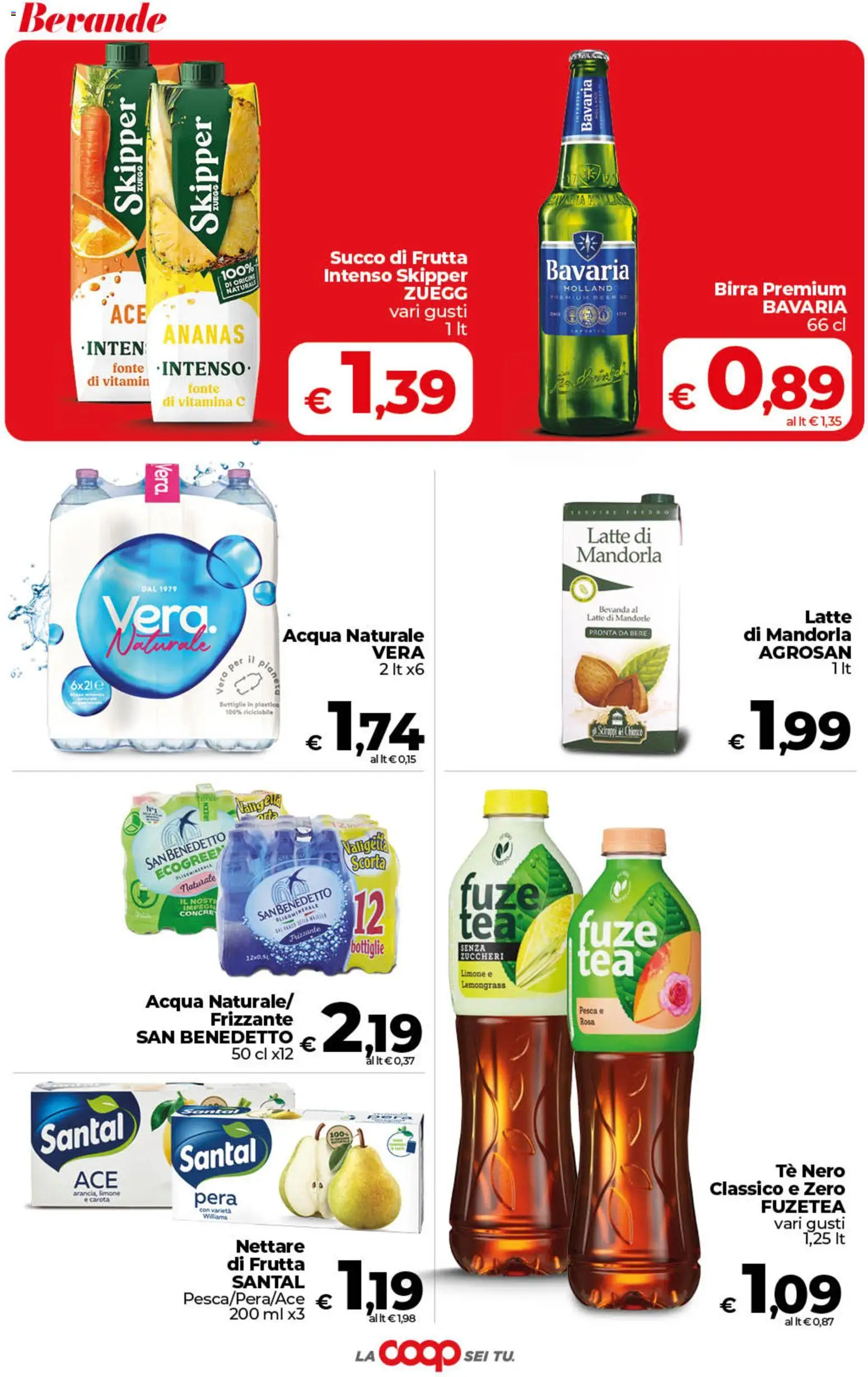 Volantino COOP del 13/10/2026 | Pagina: 33 | Prodotti: Tè, Mandorla, Latte, Pera