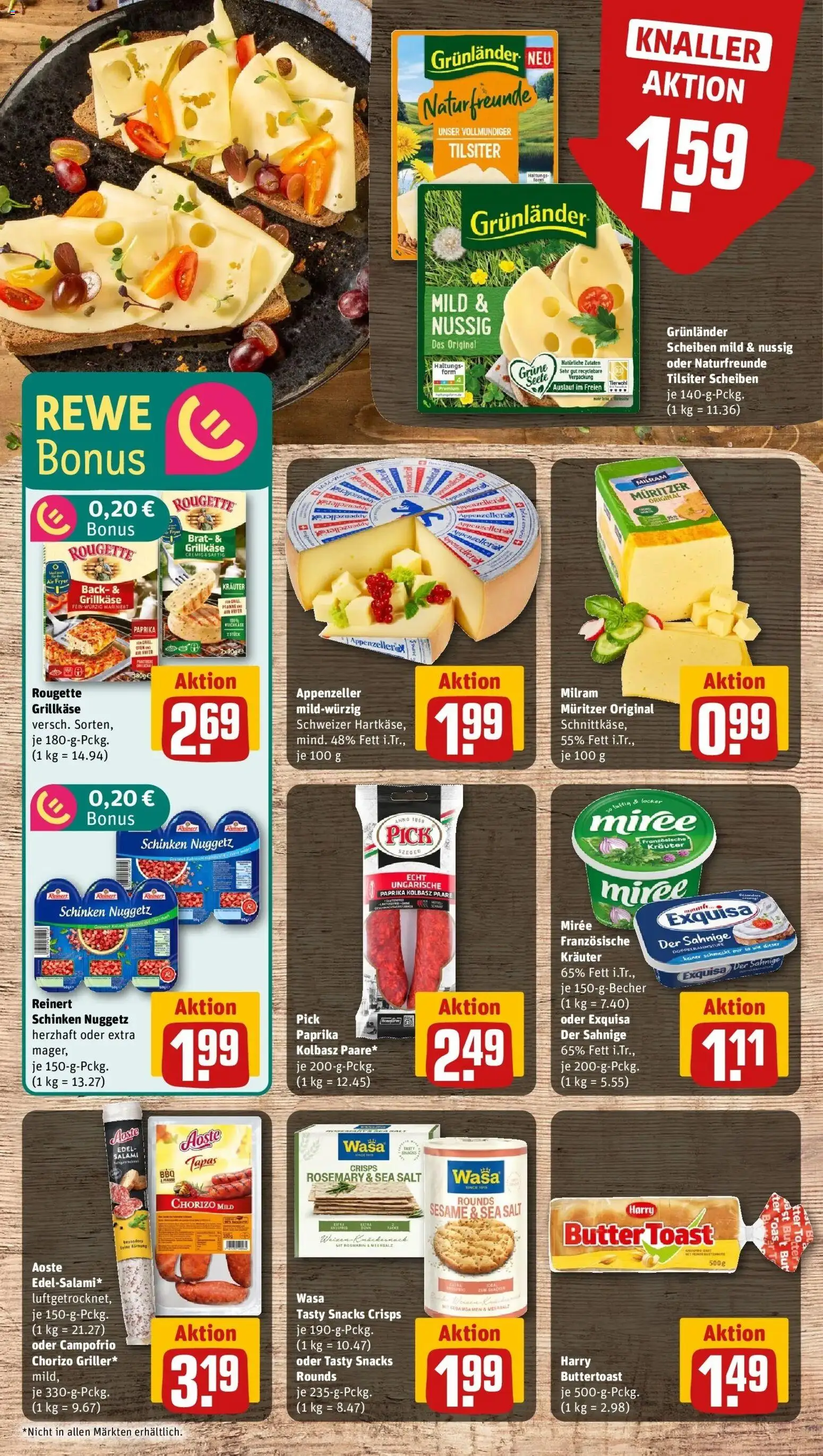 Rewe Prospekt Memmingen	 – gültig ab 12.04.2026 | Seite: 7 | Produkte: Grill, Butter, Toast, Schinken