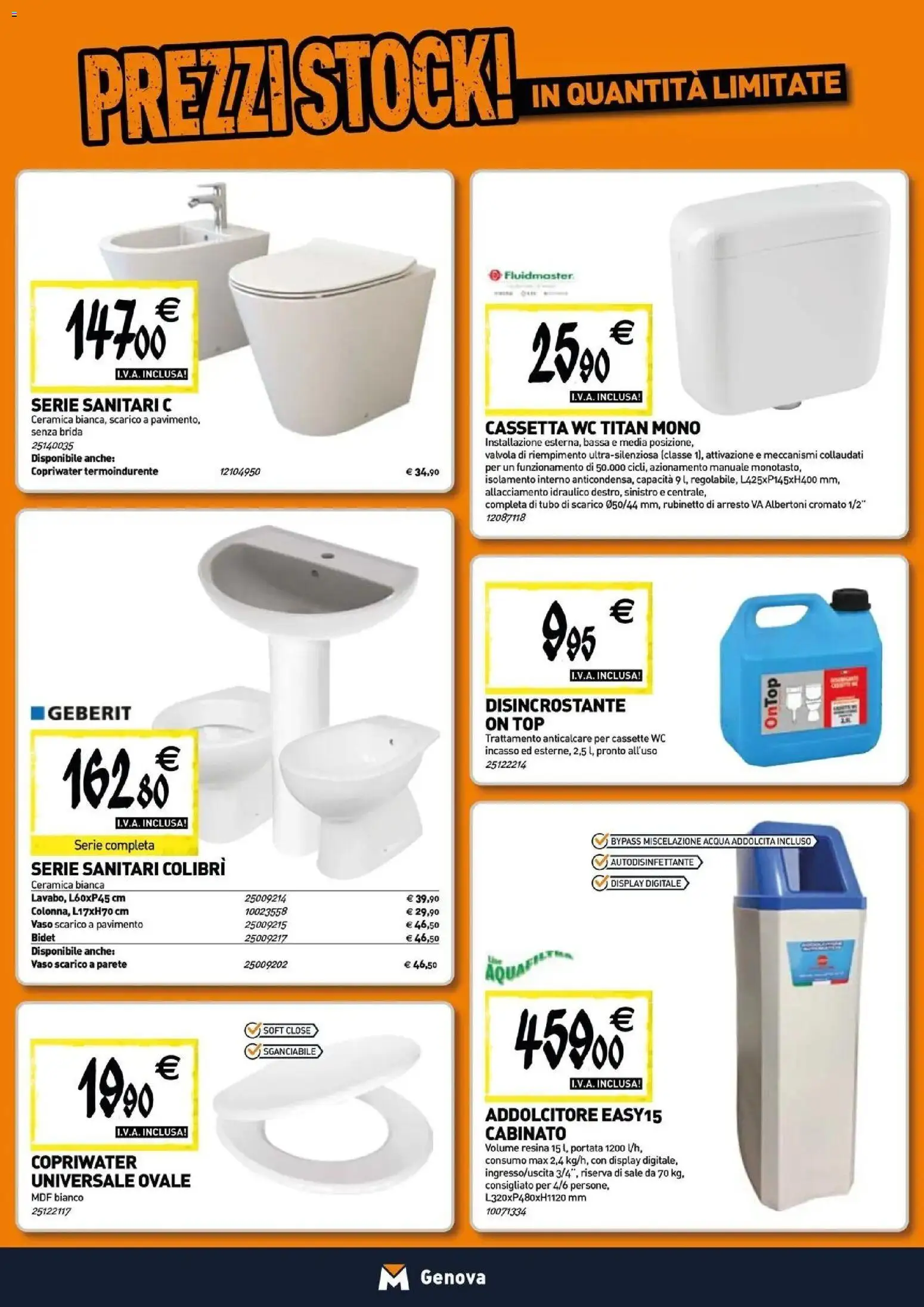 Nuovo TECNOMAT catalogo Genova dal 27/08/2026 > offerte anteprima 🛍️ | Pagina: 4 | Prodotti: Anticalcare, Pavimento, Acqua, Top