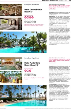 Vista previa Viajes El Corte Inglés Norteamérica y Caribe válido desde el 01.01.2026 | Página: 107 | Productos: Ψηφιακή κάμερα, Reloj despertador, Reloj, Baño