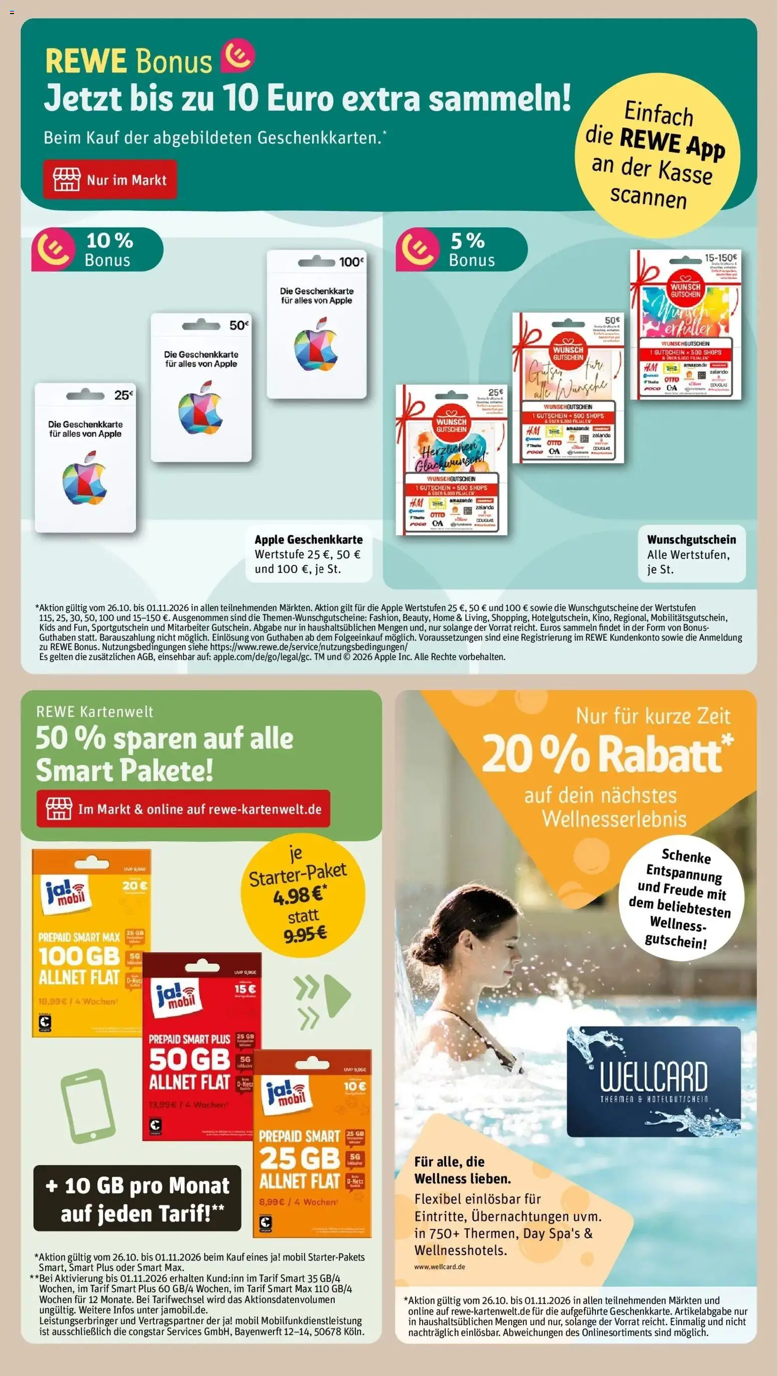 REWE Prospekt ab 26.10.2026 zum Blättern » Angebote | Seite: 23 | Produkte: Apple