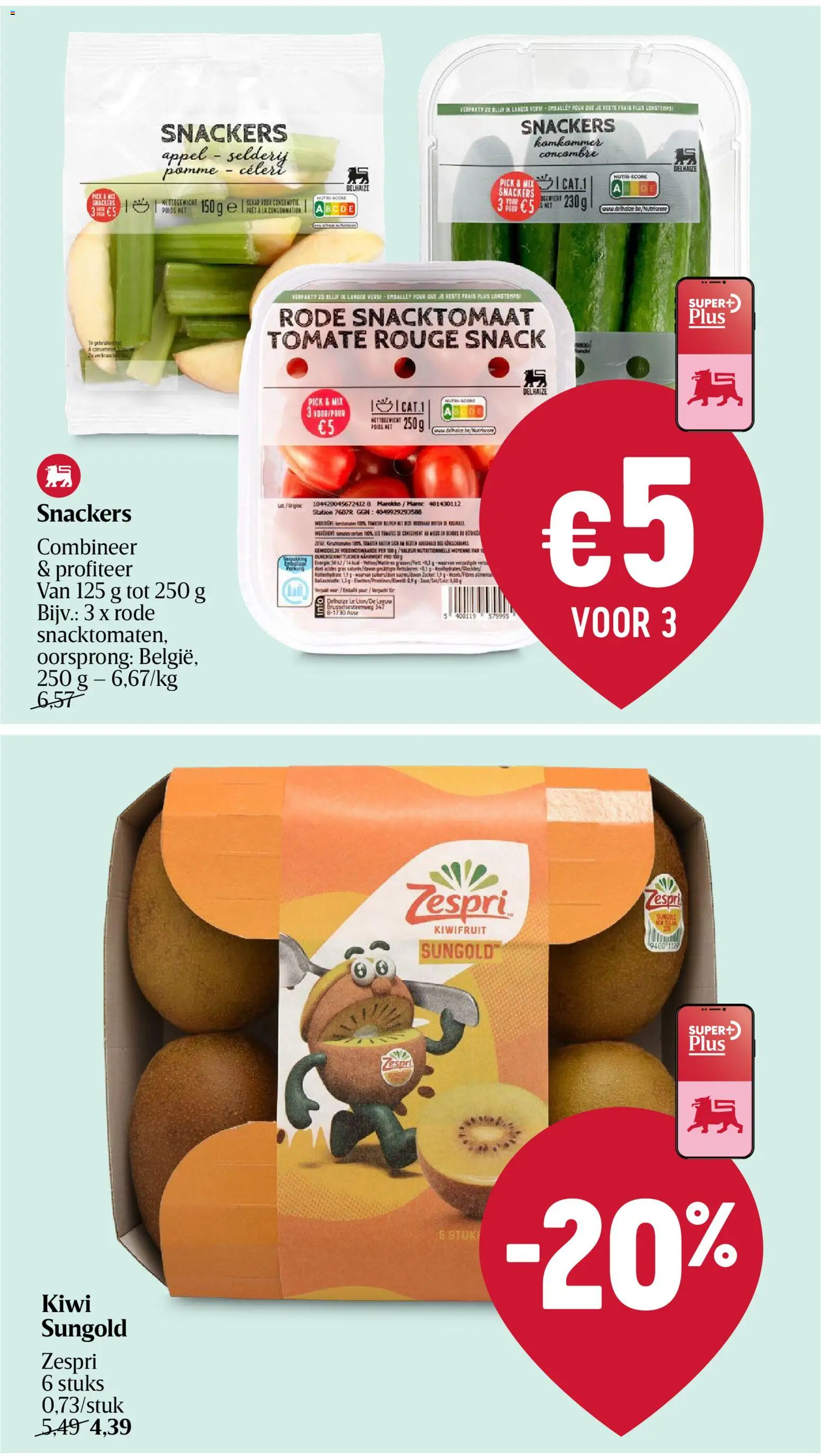 {H1} | Pagina: 9 | Producten: La, Fruit, Selderij, Komkommer