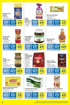 Pogląd oferty "Makro gazetka - Kupujesz więcej płacisz mniej" - ważna od 09.06.2026 | Strona: 6 | Produkty: Syrop, Płatki owsiane, Mięta, Kawa