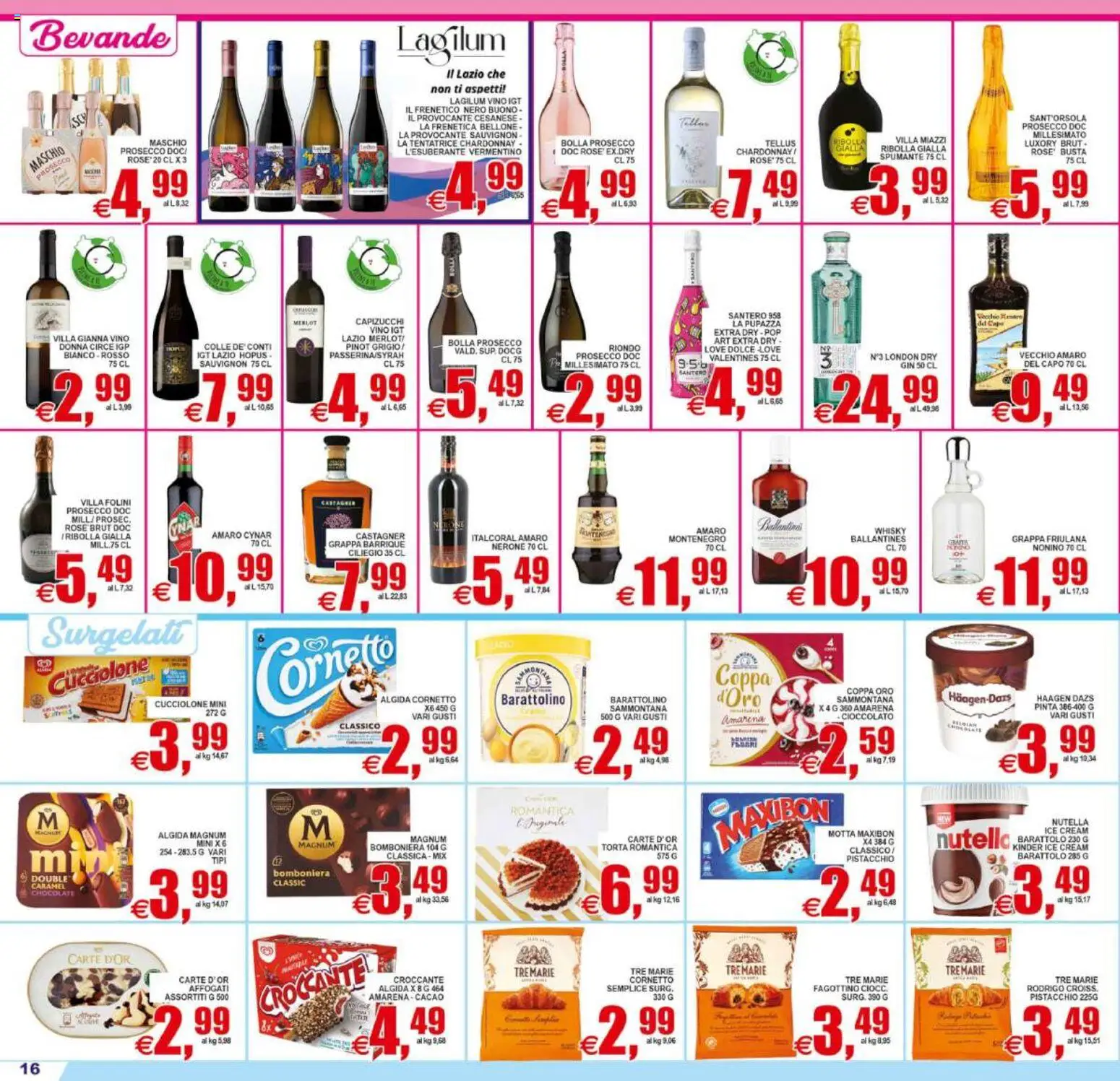 Volantino Pewex del 11/09/2026 | Pagina: 16 | Prodotti: Whisky, Torta, Cacao, Grappa