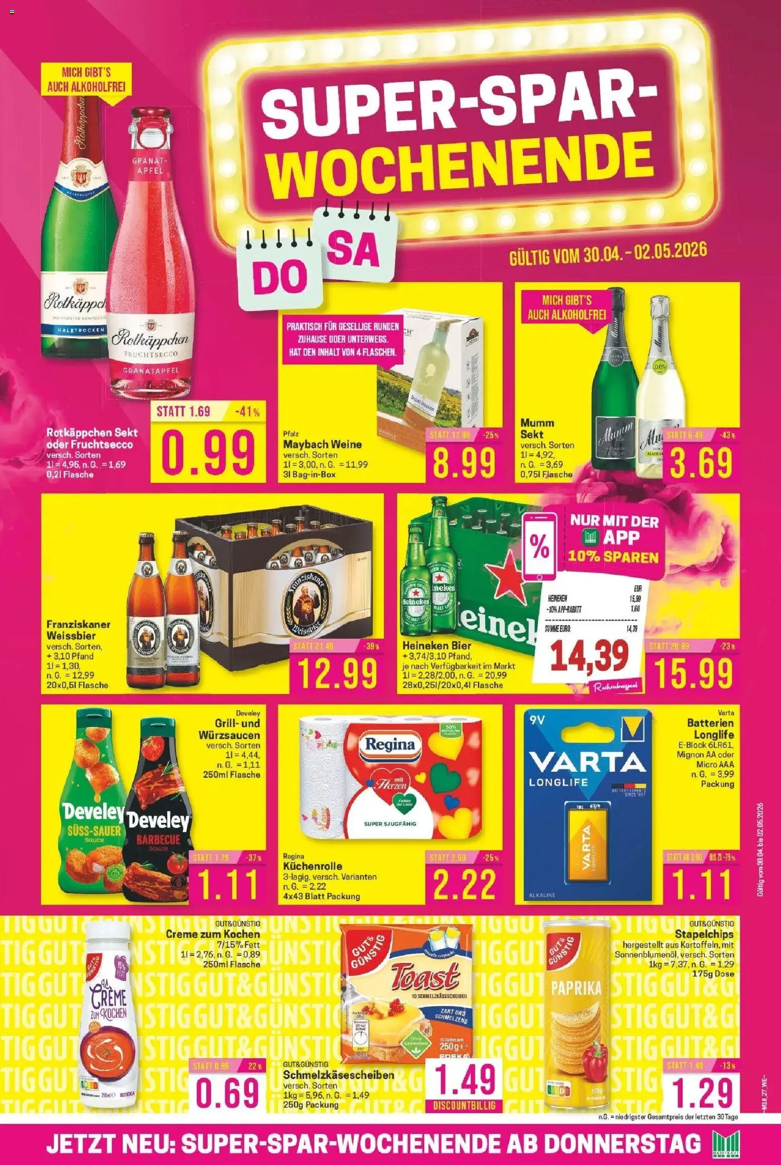 Marktkauf Prospekt Meppen	 – gültig ab 27.04.2026 | Seite: 29 | Produkte: Rotkappchen sekt, Fruchtsecco, Paprika, Rotkäppchen