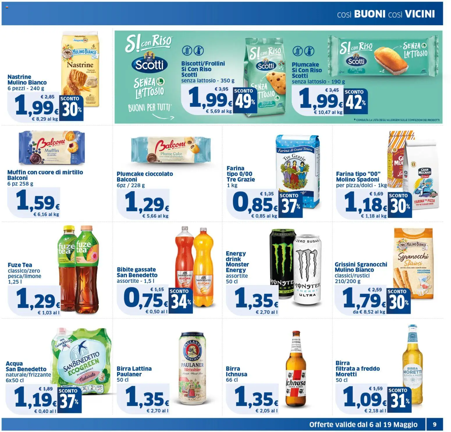 Volantino SIGMA del 06.05.2026 | Pagina: 9 | Prodotti: Pizza, Acqua, Muffin, Plumcake