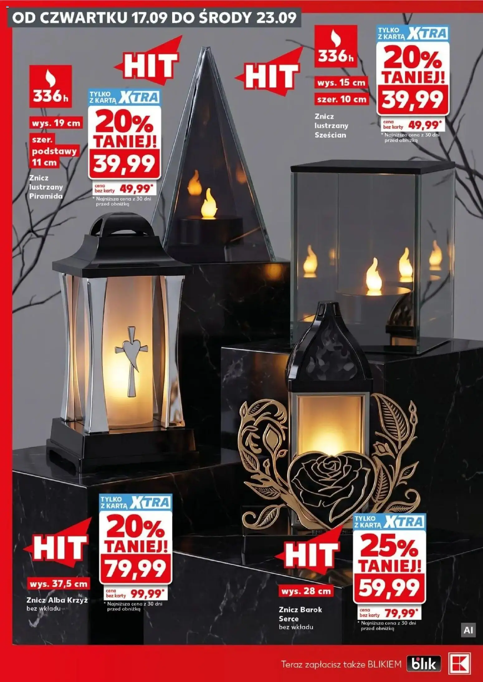 Kaufland gazetka - Znicze od 17.09.2026 - od jutra PDF | Strona: 12 | Produkty: Karta