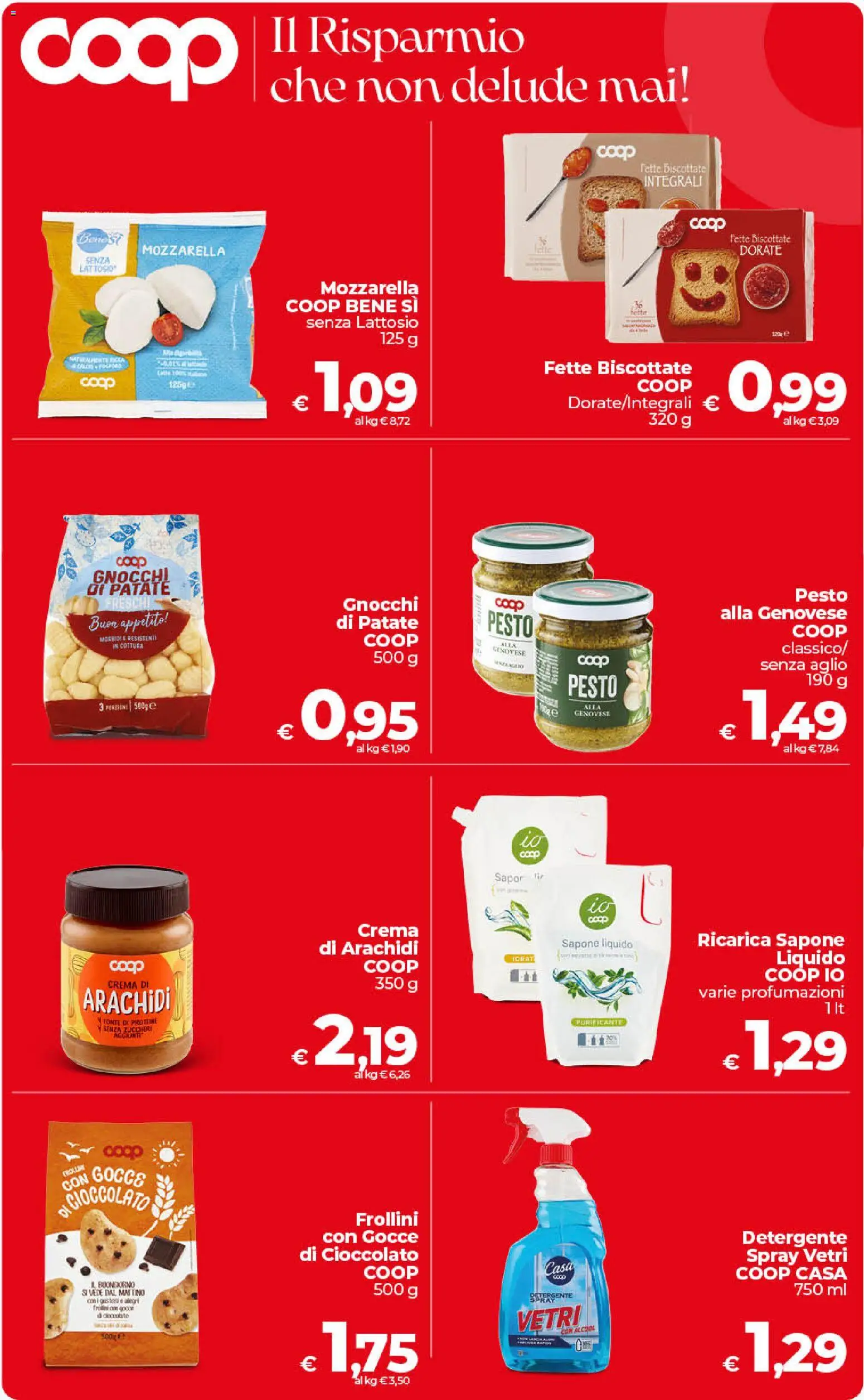 Volantino Ipercoop del 21/08/2026 | Pagina: 10 | Prodotti: Sapone, Patate, Pesto, Gnocchi