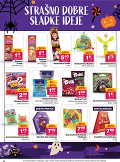 Mercator katalog akcije – veljaven od 15.10.2026 | Stran: 22 | Izdelki: Bonboni, Arašidi, Bonboniera, Cips