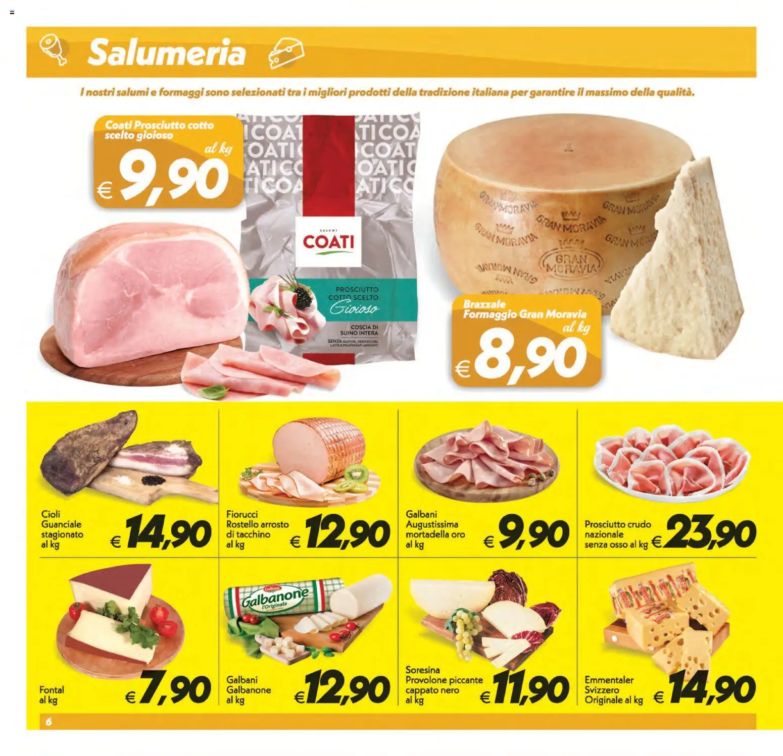 Volantino SuperConveniente del 01/09/2026 | Pagina: 6 | Prodotti: Arrosto, Suino, Tacchino, Guanciale