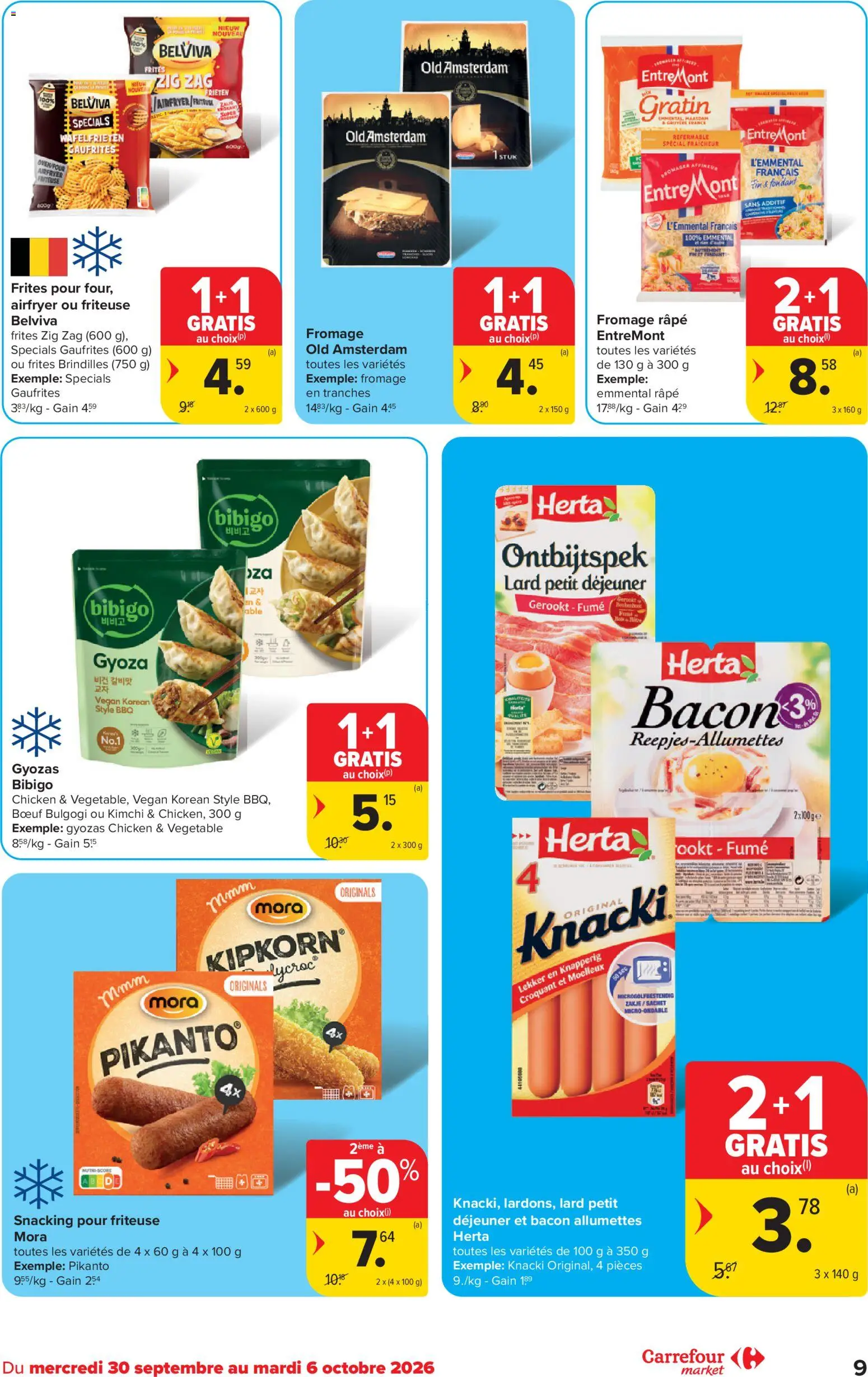 {H1} | Pagina: 9 | Producten: Bacon, Friteuse, Kimchi