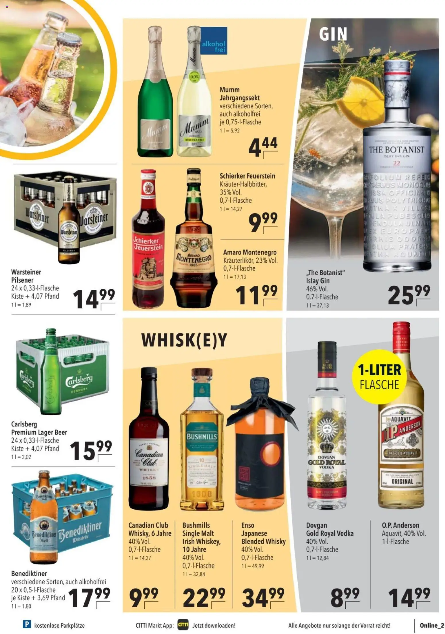 CITTI tilbudsavis – gyldig fra 08/07/2026 | Side: 13 | Produkter: Gin, Vodka, Whisky