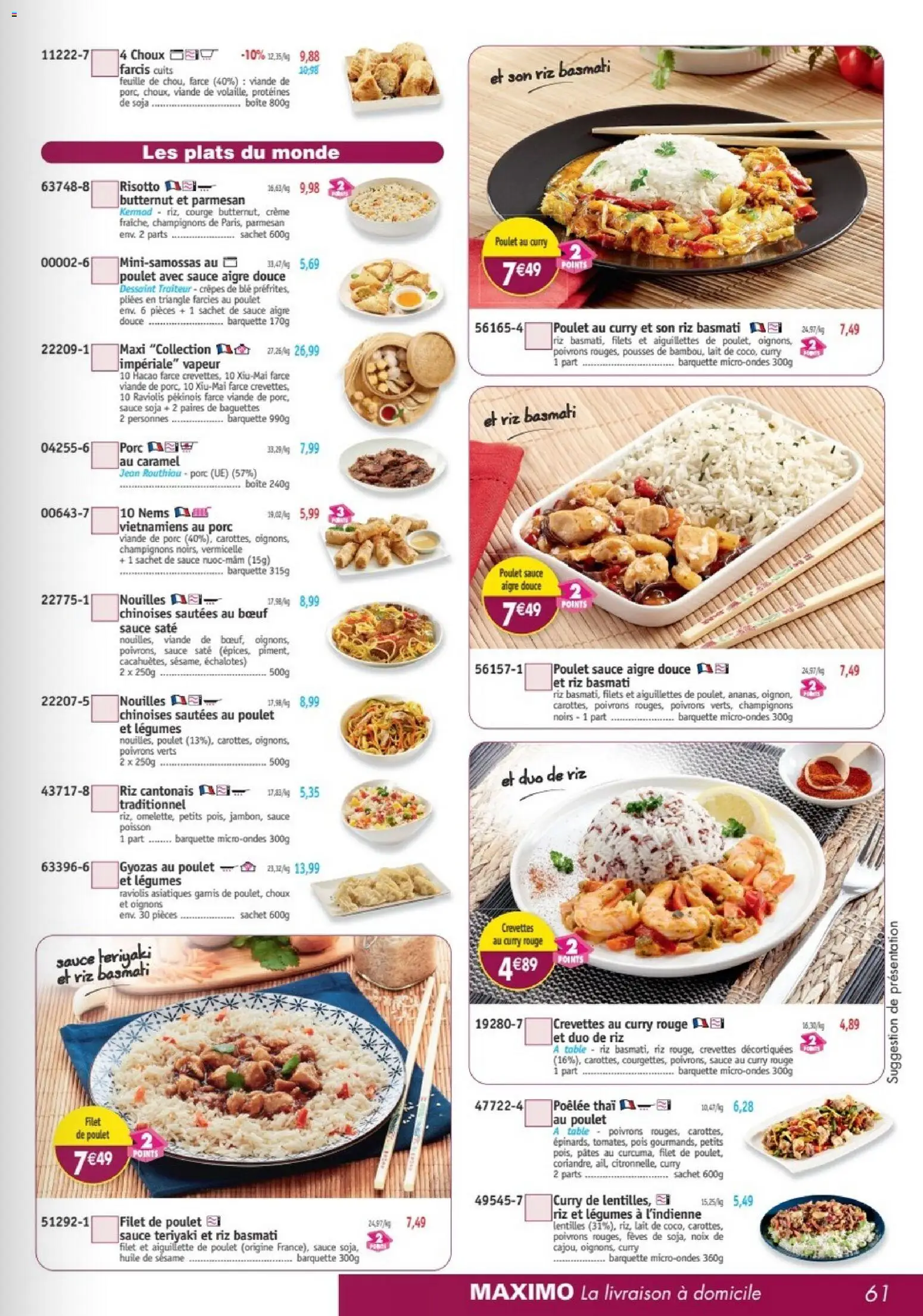 {H1} | Page: 61 | Produits: Courge, Champignons, Huile, Crème