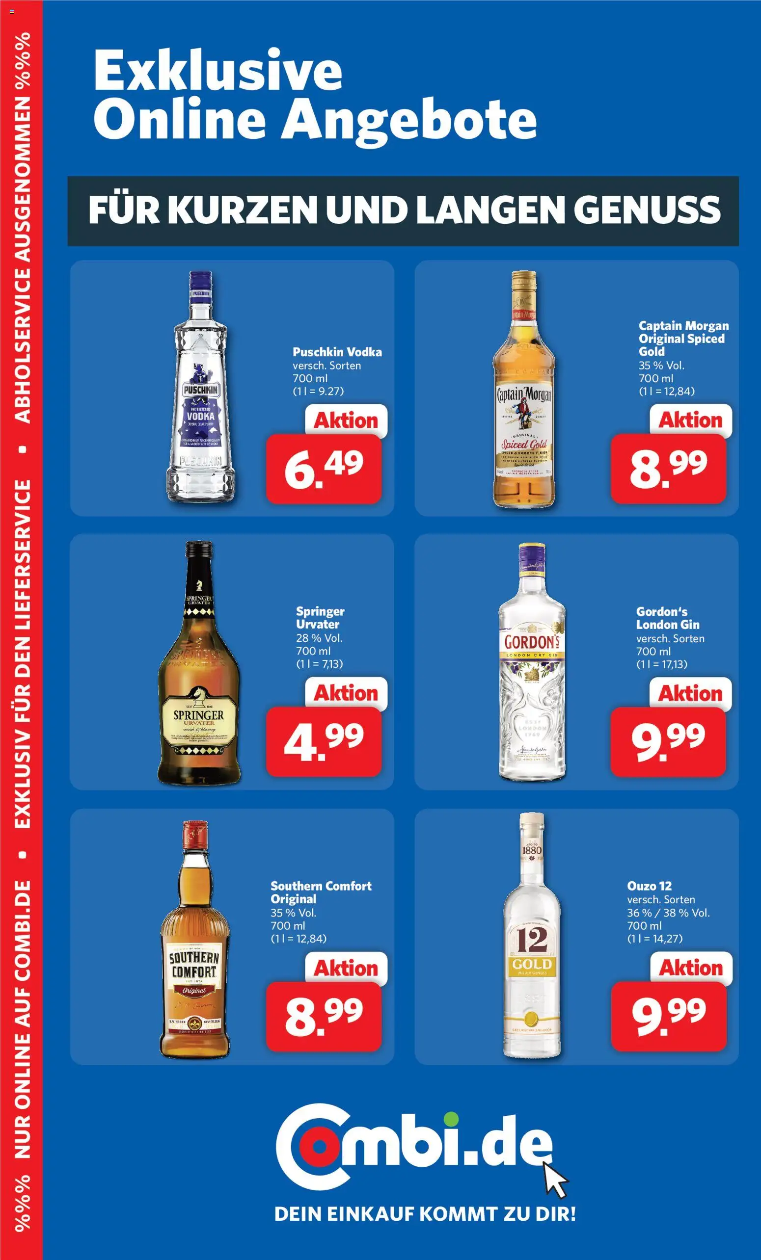 Combi Prospekt 	 – gültig ab 18.05.2026 | Seite: 31 | Produkte: Ouzo 12, Finish, Captain morgan, Gin