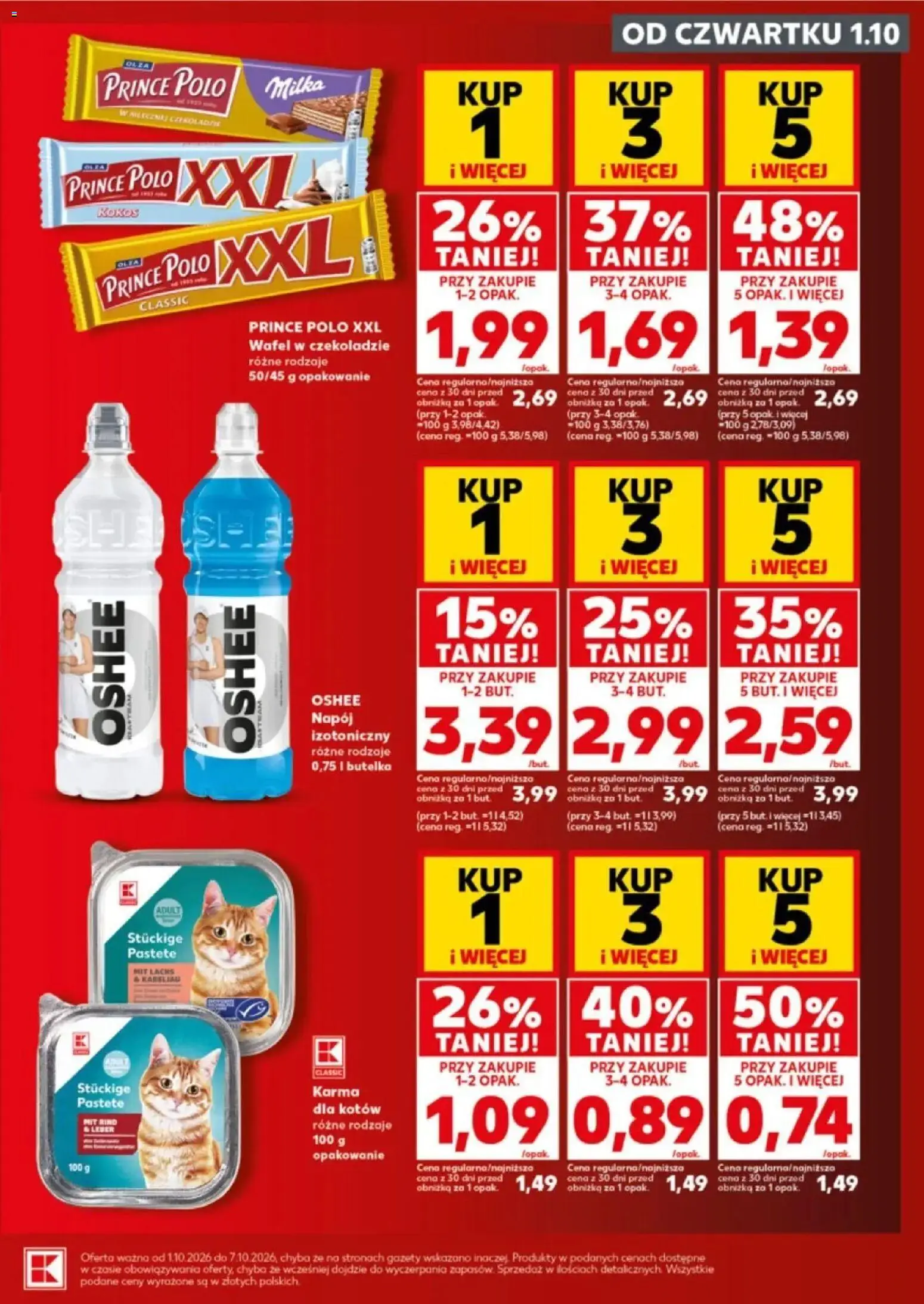 Kaufland gazetka - Mocny start od 05.10.2026 - od jutra PDF | Strona: 7 | Produkty: Gazety, Oshee, Karma, Kokos