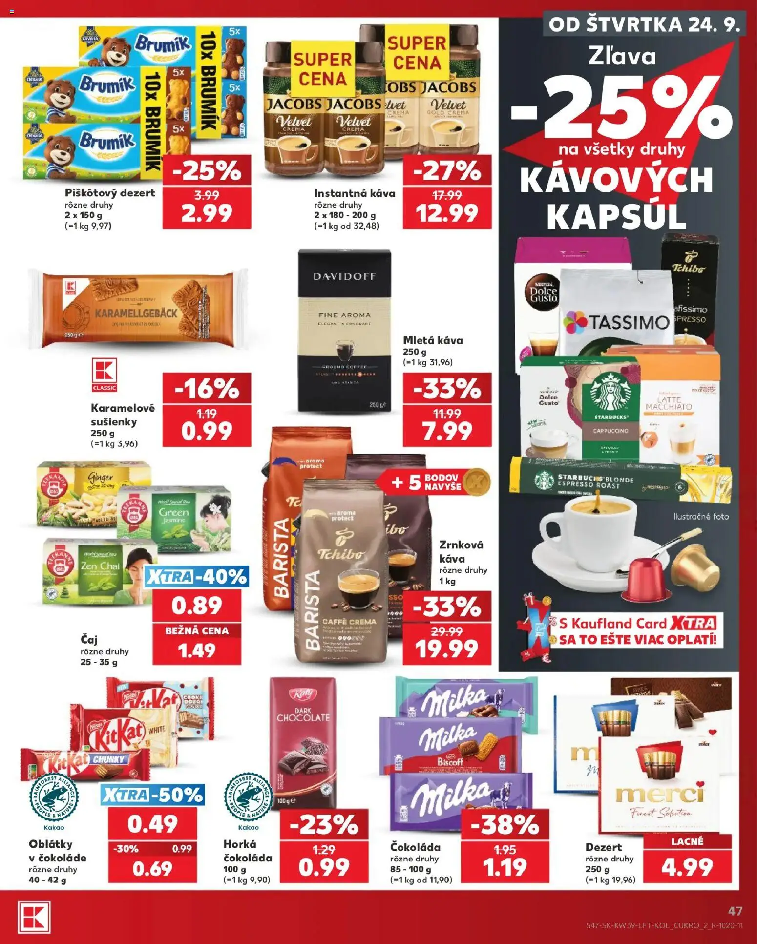 Nové Kaufland akcie – leták je platný od 24.09.2026 | Strana: 47