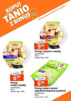 Pogląd oferty "E.Leclerc gazetka - Kupuj Tanio Z Bonus" - ważna od 22.09.2026 | Strona: 5 | Produkty: Kapusta, Karta, Pierogi, Pierogi ruskie