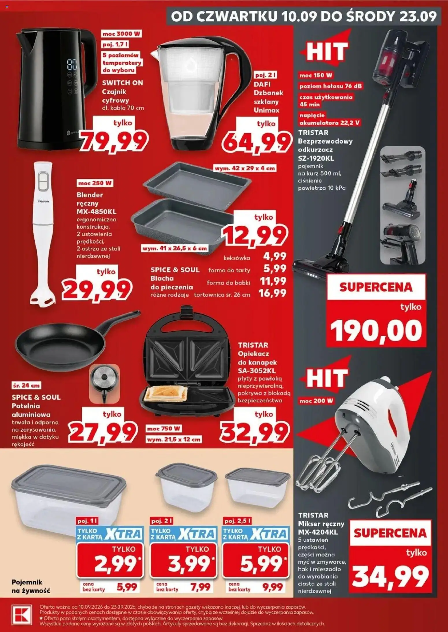 Kaufland gazetka - Złap Okazje od 10.09.2026 - od jutra PDF | Strona: 13 | Produkty: Blacha do pieczenia, Cleaner, Opiekacz do kanapek, Gazety