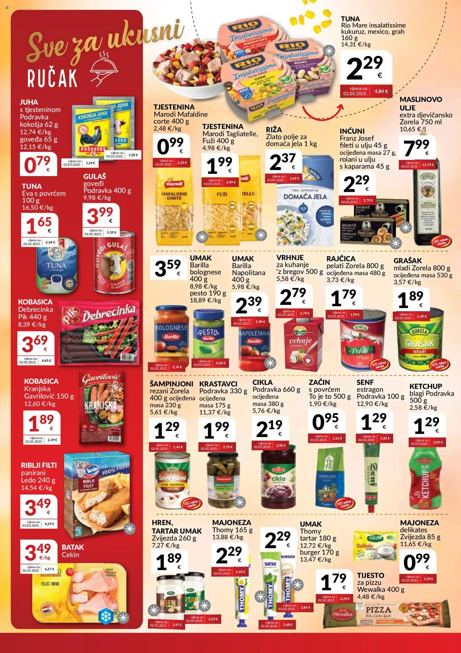 Bakmaz katalog | vrijedi od 05.08.2026 | Stranica: 4 | Proizvodi: Tijesto, Grah, Ledo, Tuna