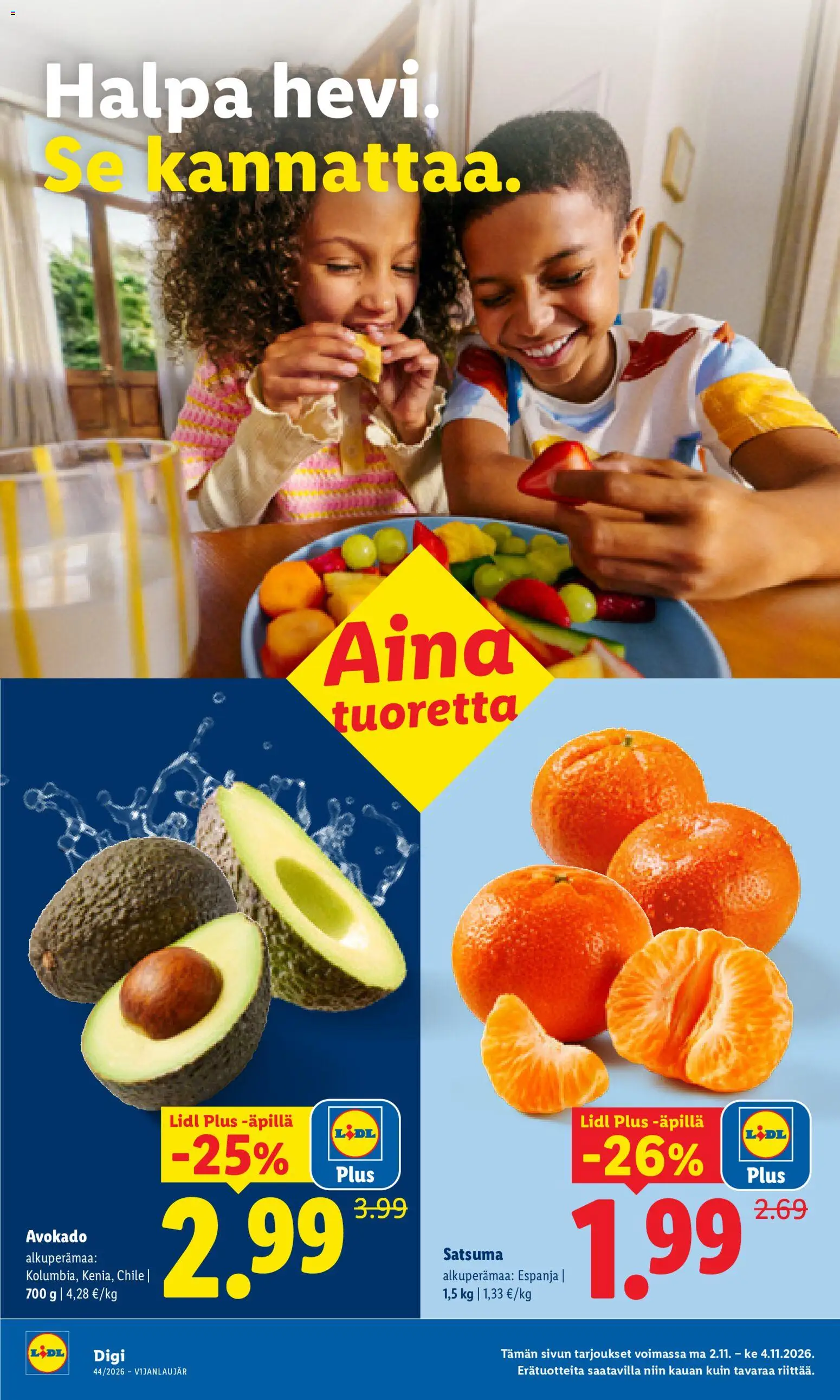 Lidl tarjoukset Vihti – voimassa 02/11/2026 alkaen | Sivu: 2