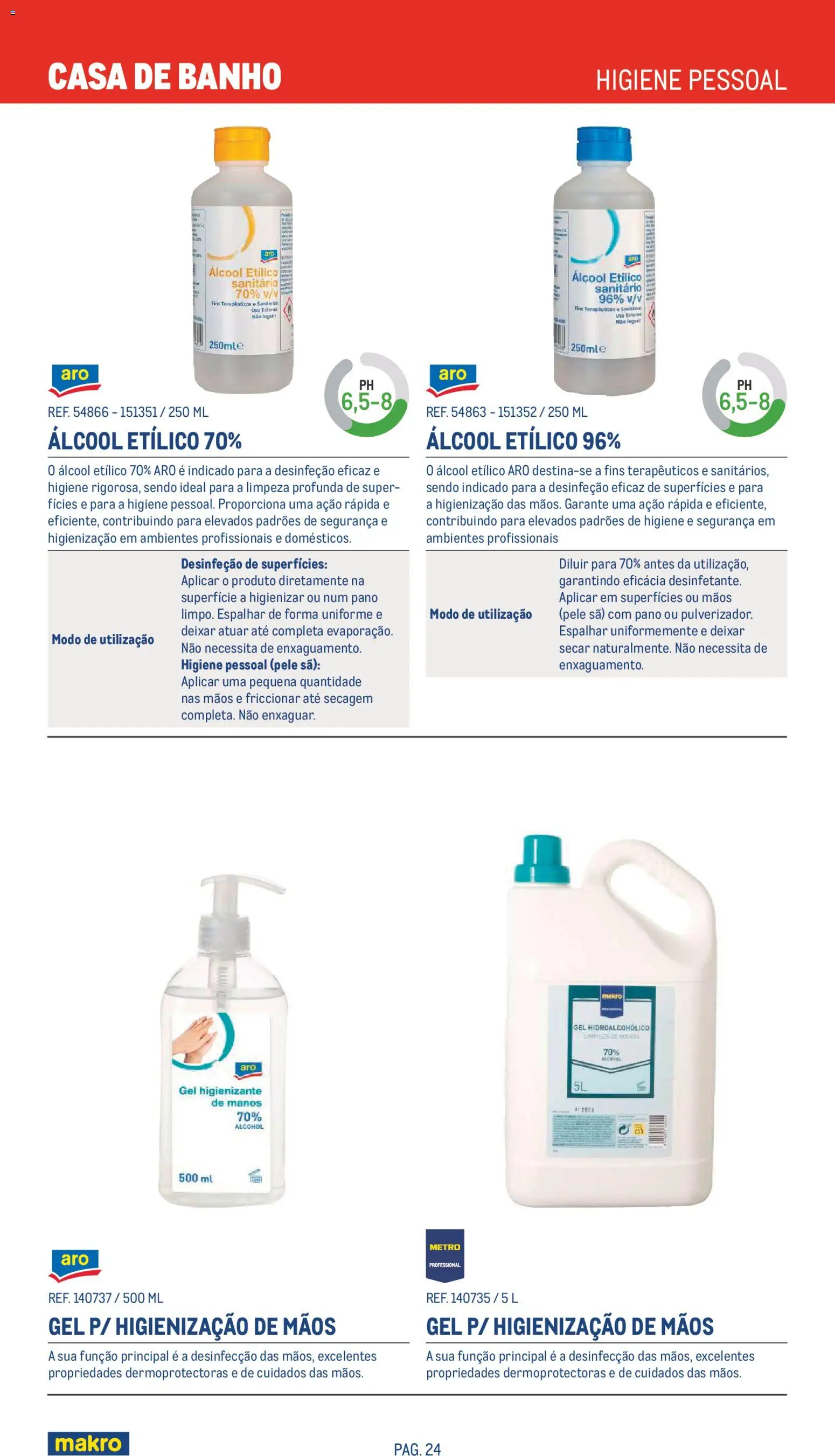 Makro Especial Limpeza 2026 │ válido de 20.05.2026 | Página: 24 | Produtos: Casa de banho, Banho