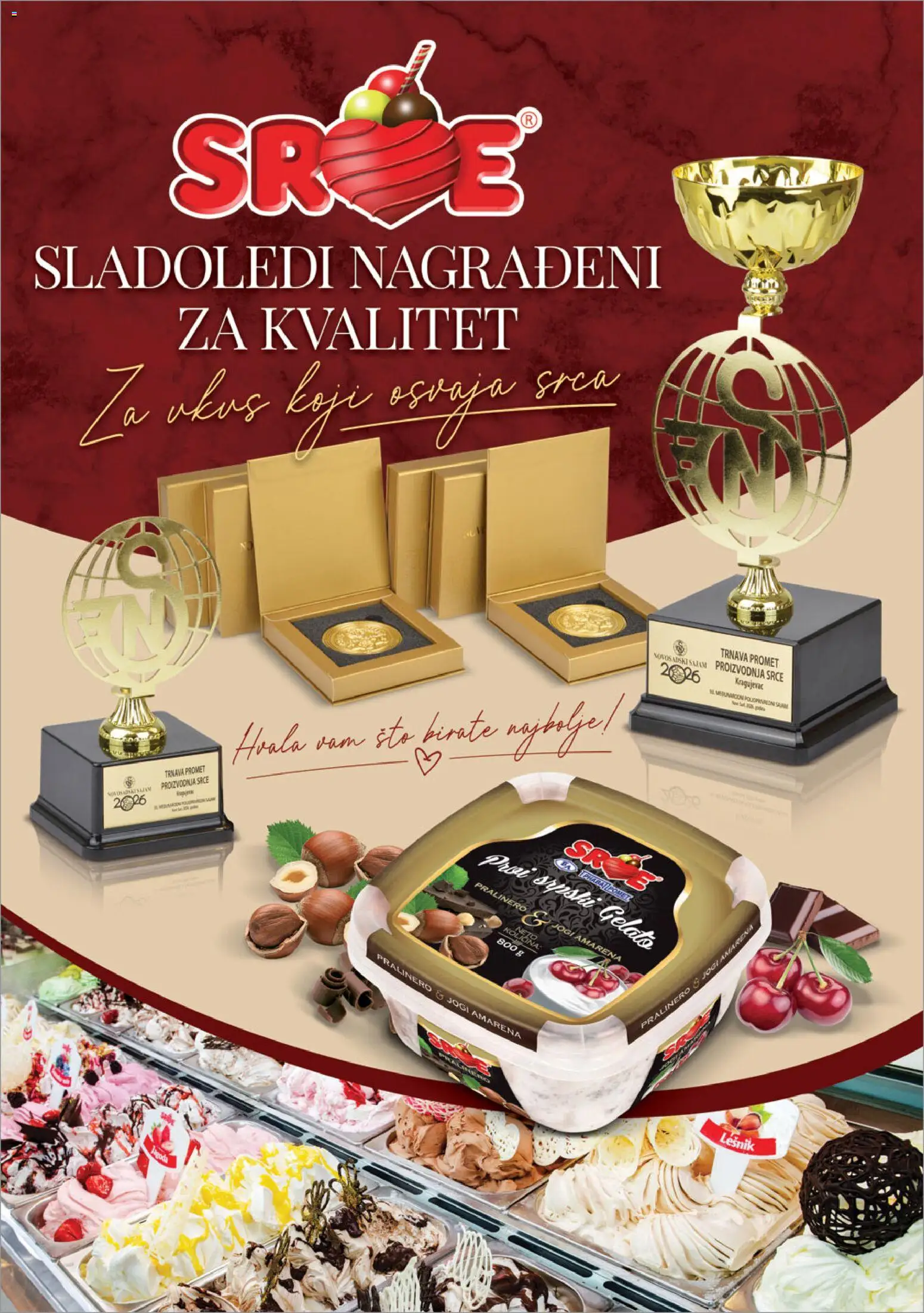 Trnava Promet katalog - važi od 15.06.2026 | Strana: 11 | Proizvode: Sladoled, Sto, Jagoda, Praline