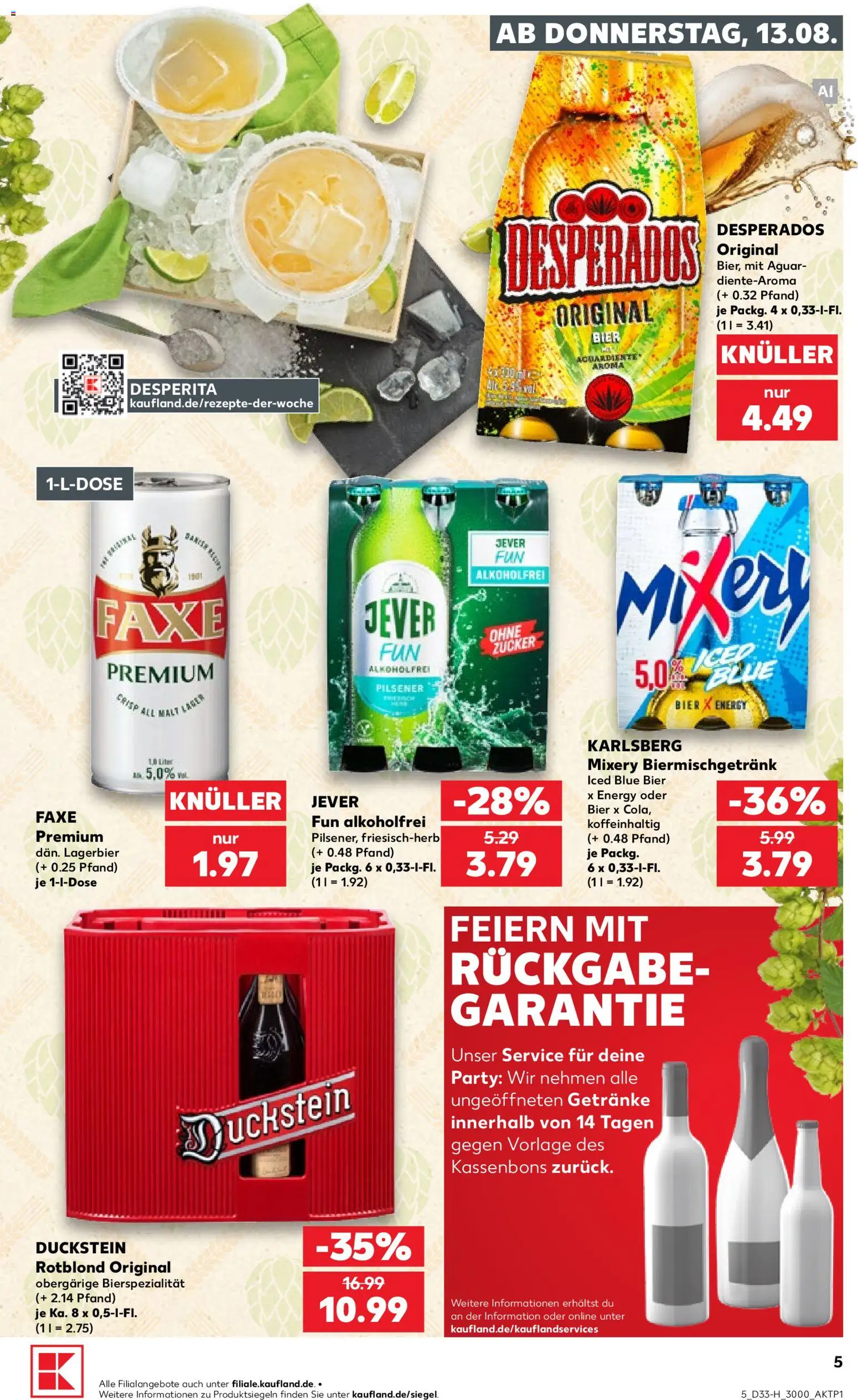 {H1} | Pagina: 5 | Producten: Bier, Desperados, La