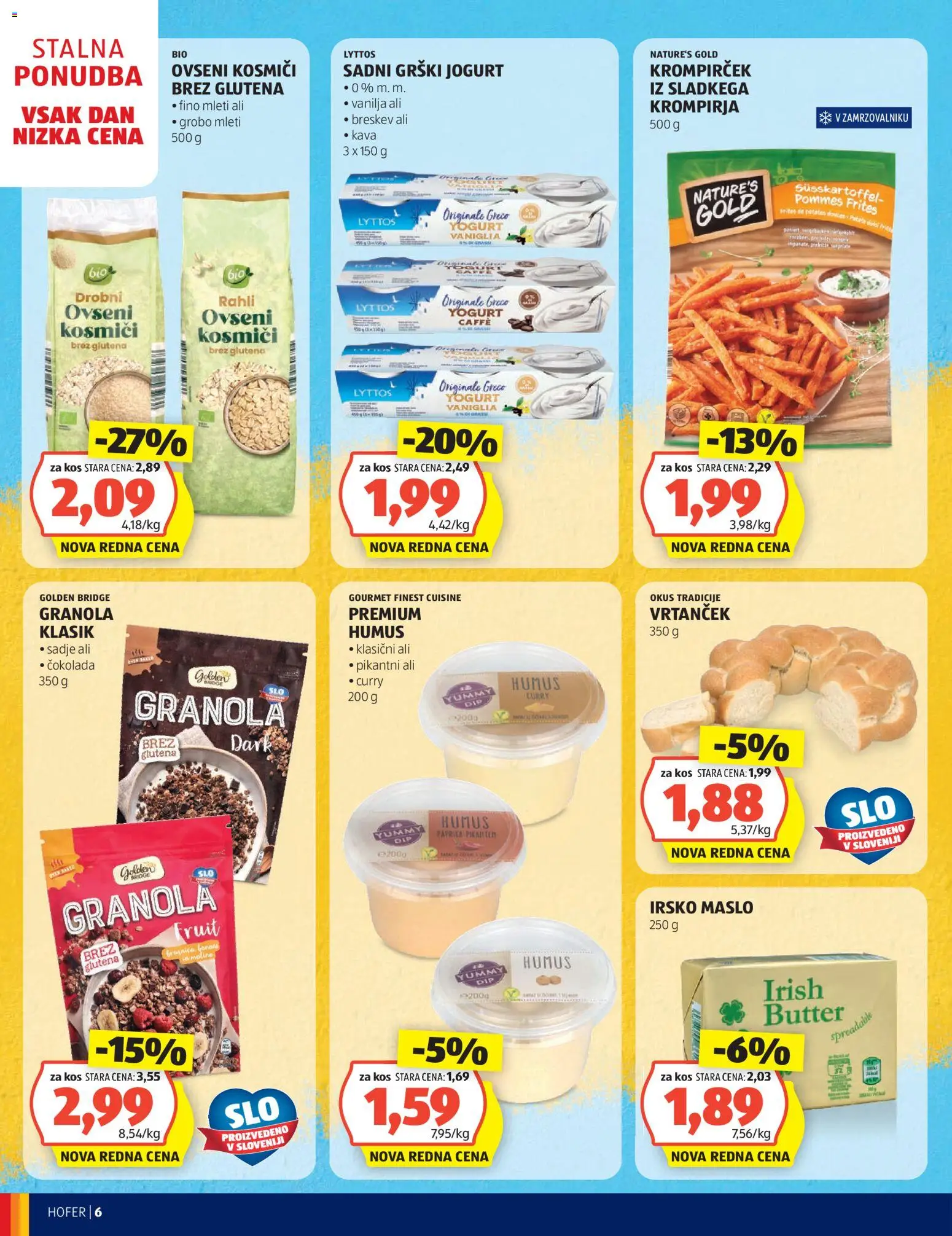 Hofer SI katalog | vrijedi od 28.10.2026 | Stranica: 6 | Proizvodi: Pommes frites, Čokolada, Paprika, Curry