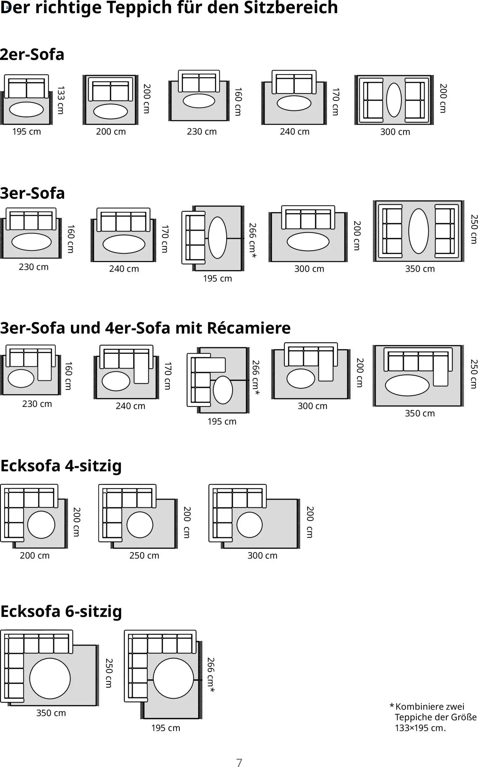 Ikea Teppichlösungen – gültig ab 16.09.2026 | Seite: 7 | Produkte: Ecksofa, Teppich