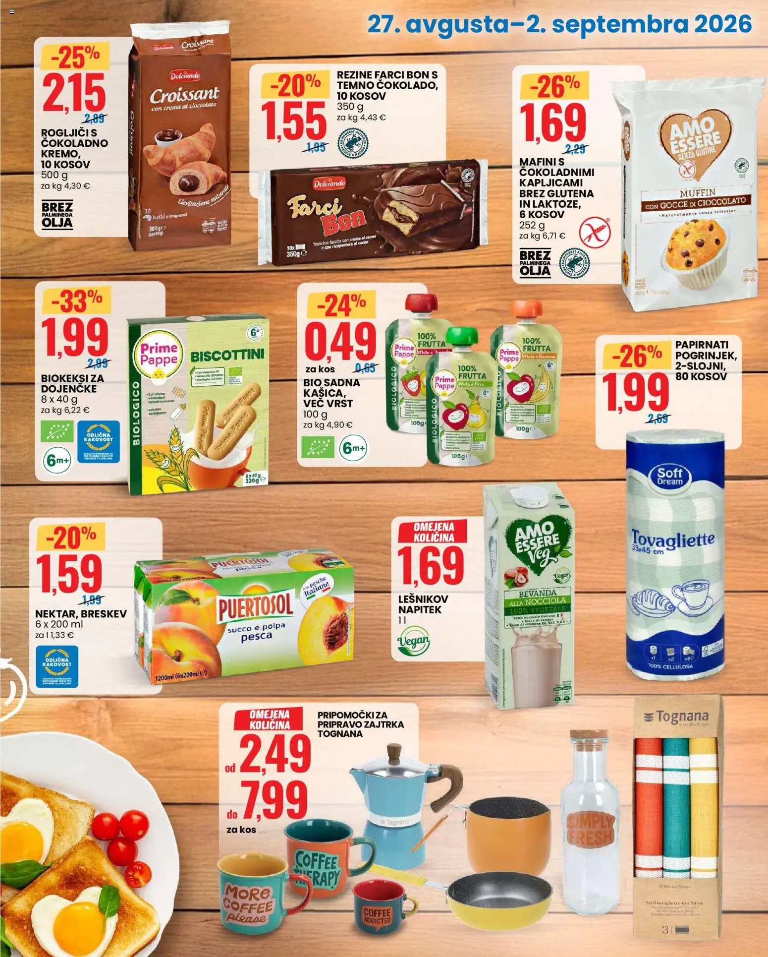 Novi Eurospin katalog ponudbe – veljaven od 27.08.2026 | Stran: 5 | Izdelki: Kos, Breskev
