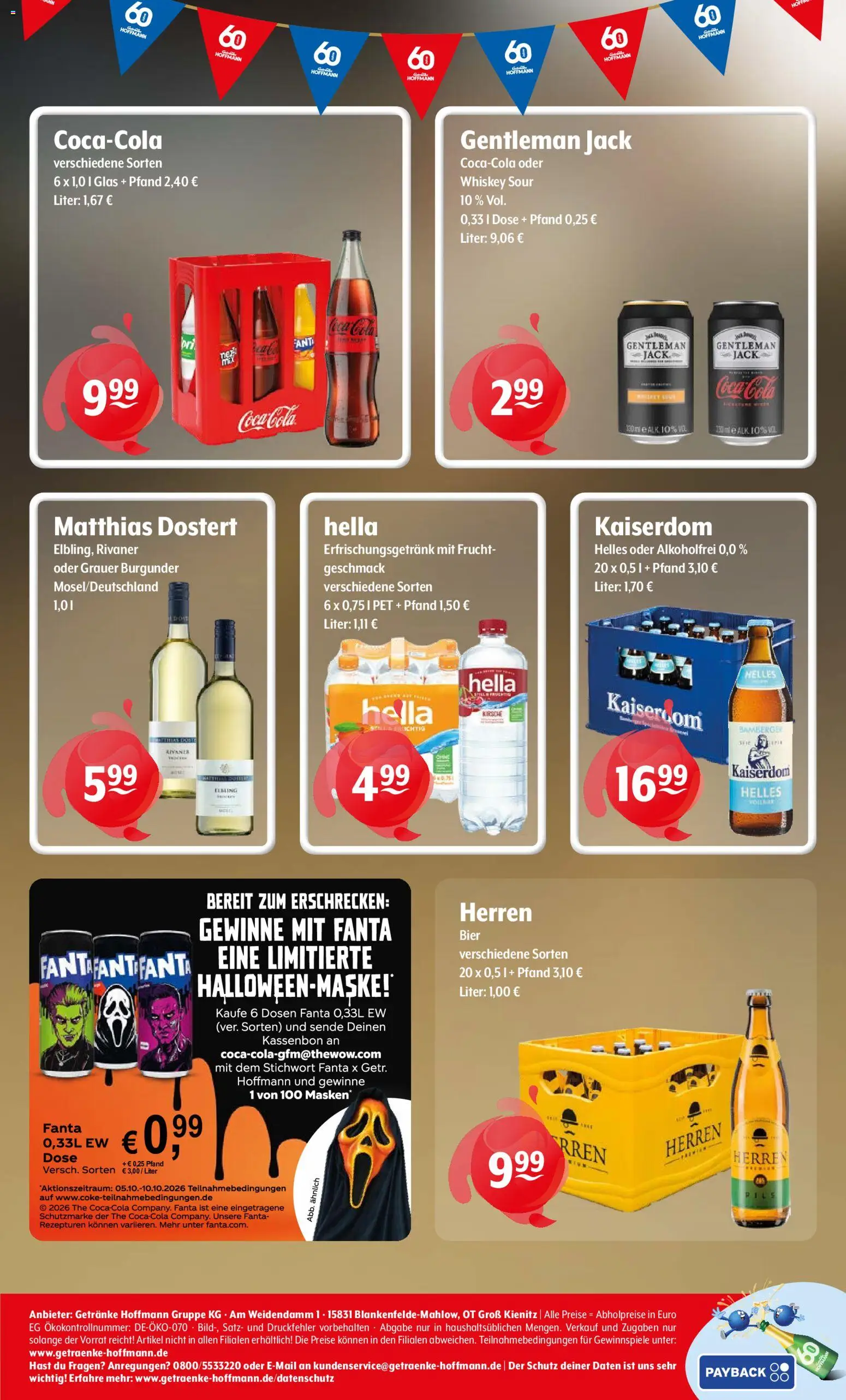 Trink und Spare Prospekt – gültig ab 05.10.2026 | Seite: 8 | Produkte: Coca cola, Fanta, Cola, Pils