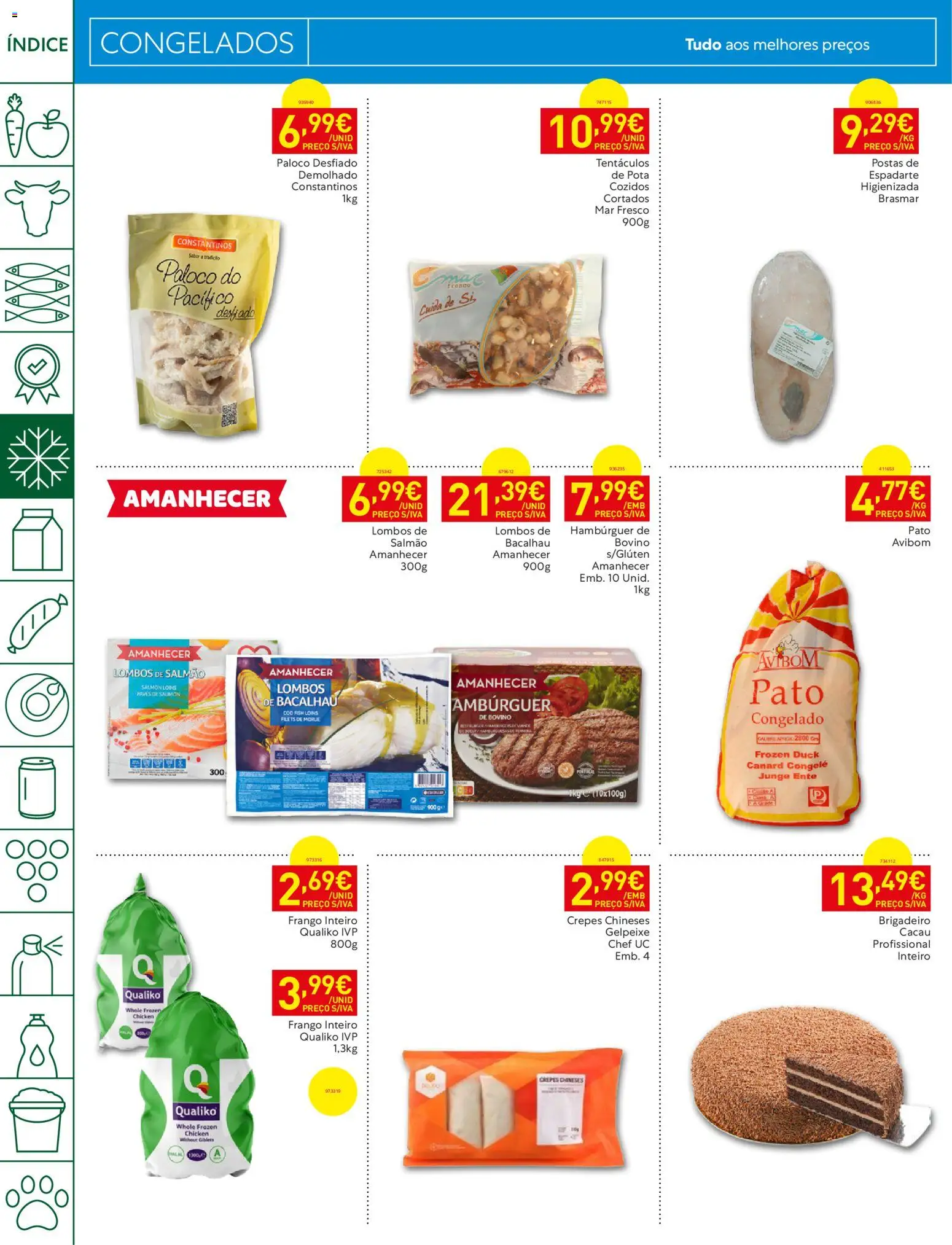 Recheio folheto Madeira │ válido de 11/08/2026 | Página: 8 | Produtos: Bacalhau, Pato, Cacau, Frango inteiro
