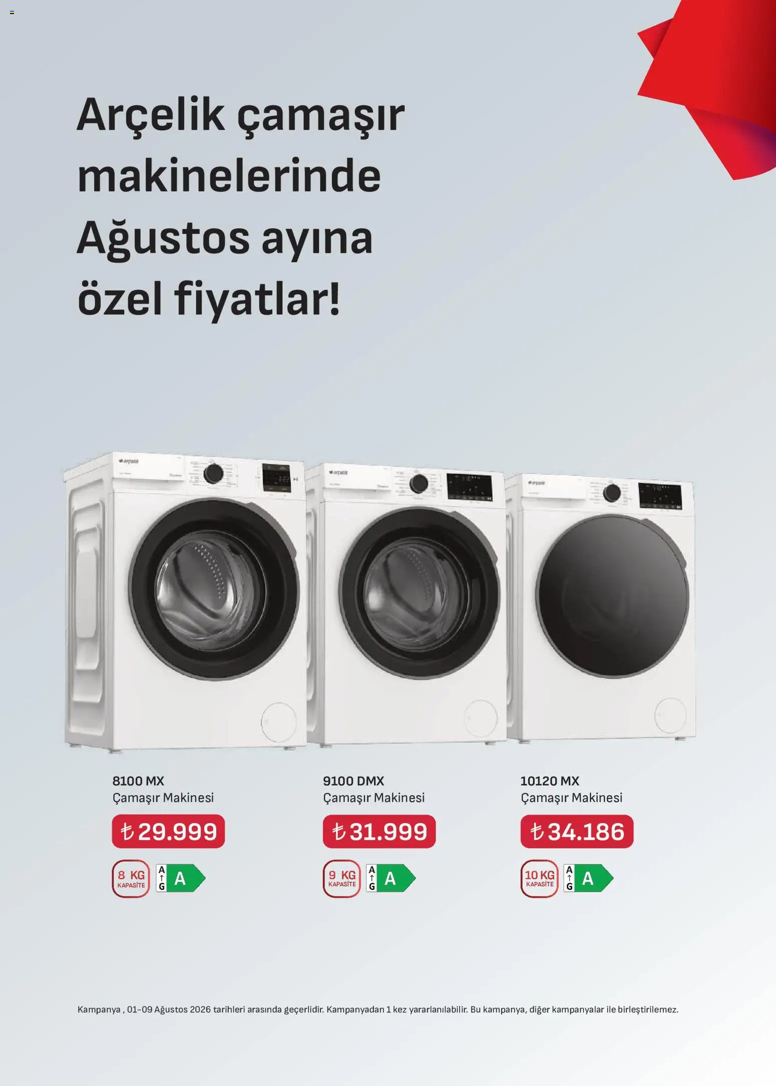 Arçelik Katalog - 01 Ağustos 2026 tarihinden itibaren geçerlidir | Sayfa: 22
