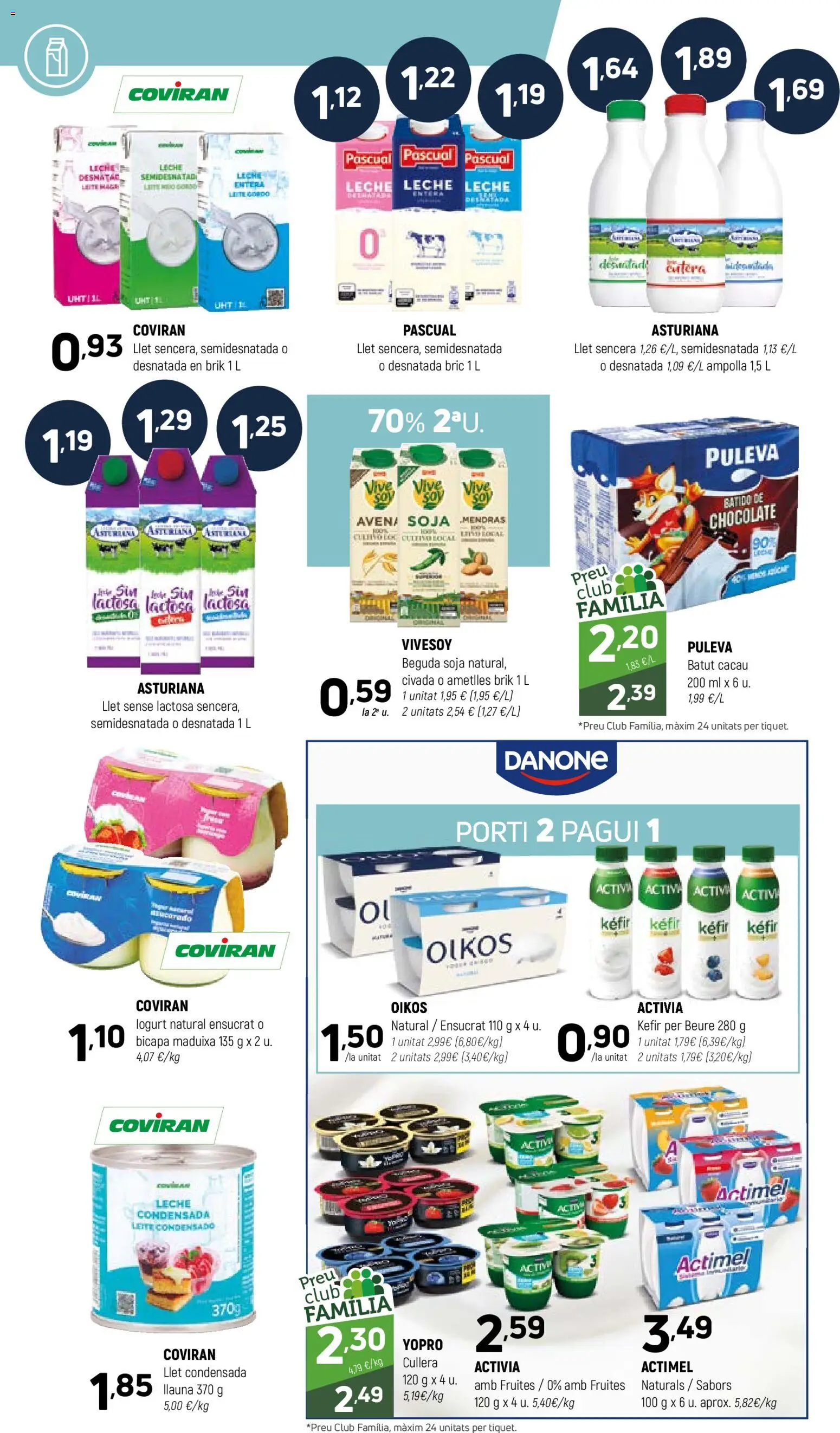 Coviran Ofertas │ válido desde el 20/10/2026 | Página: 10 | Productos: Leche entera, Kéfir, Leche, Leche condensada