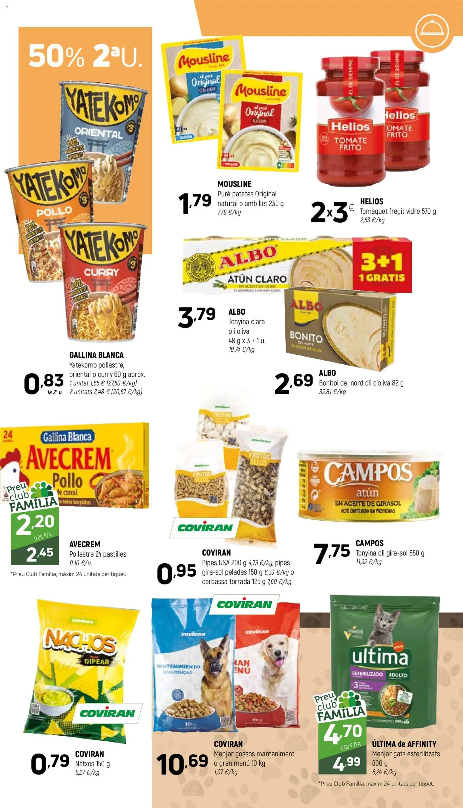 Coviran Ofertas │ válido desde el 20/10/2026 | Página: 7 | Productos: Puré, Atún, Aceite, Aceite de girasol