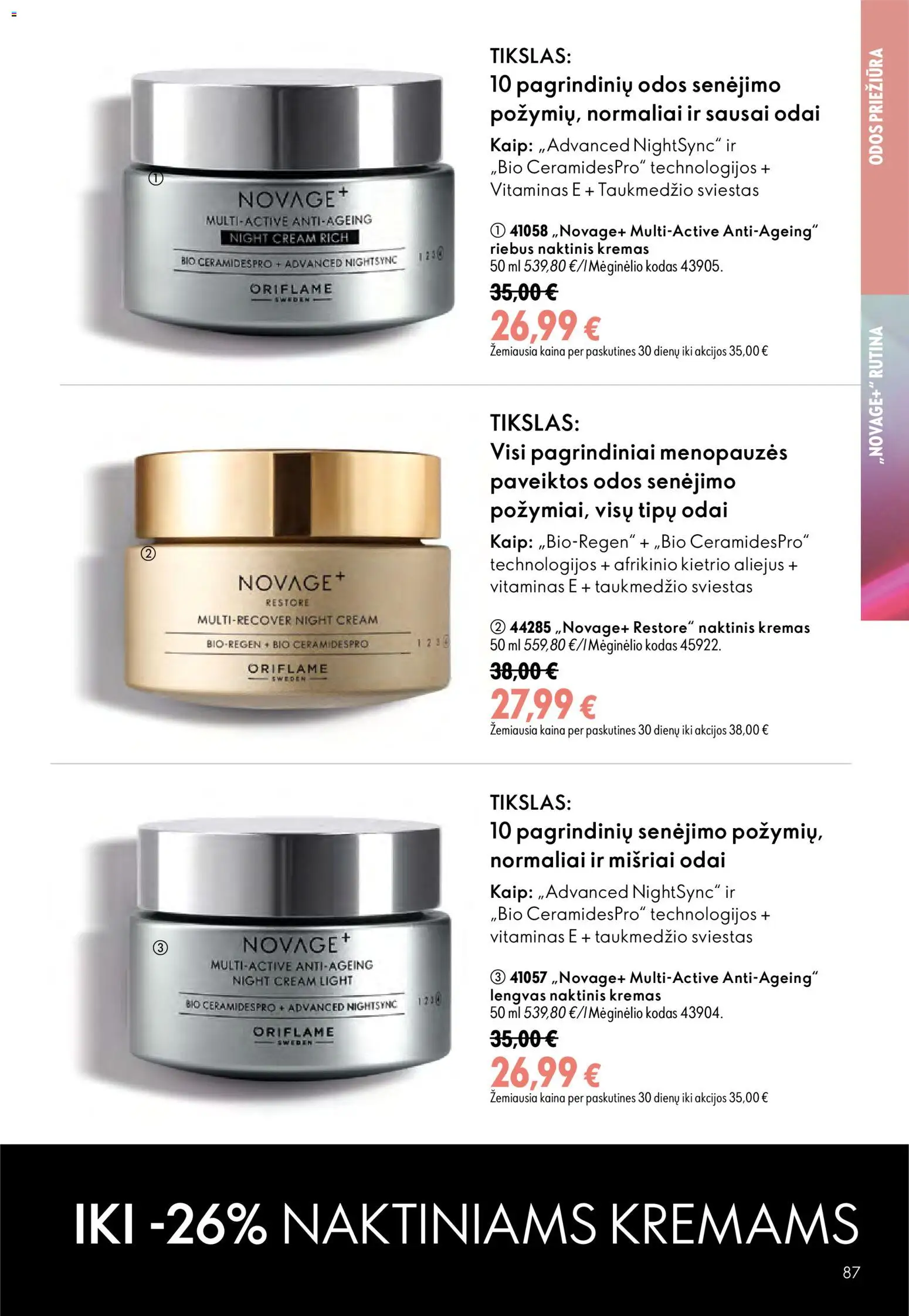 Oriflame akcijos nuo 2026.08.05 | Puslapis: 87 | Prekių: Kremas, Sviestas, Aliejus