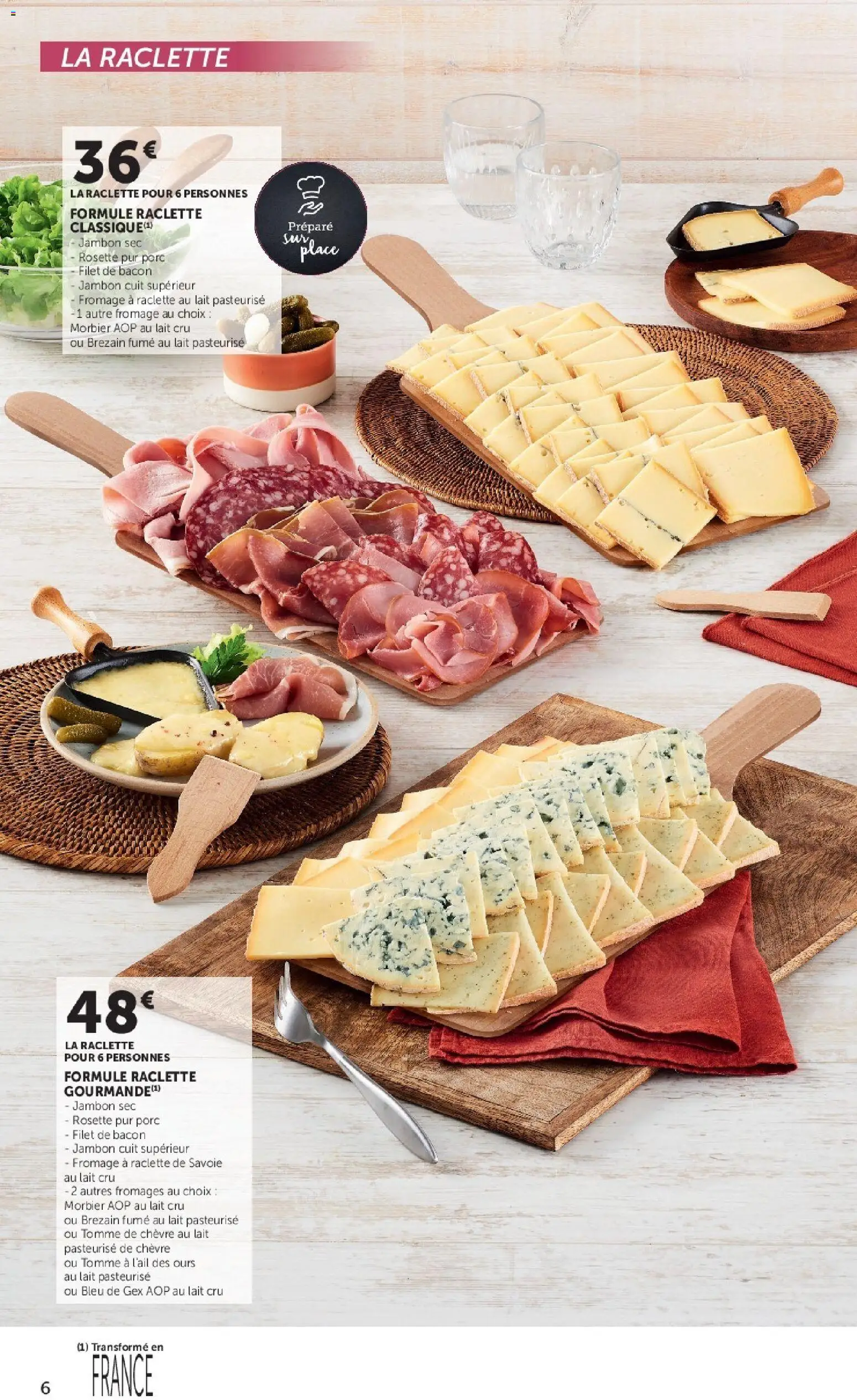 {H1} | Page: 6 | Produits: Bacon, Morbier aop, Morbier, Fromage