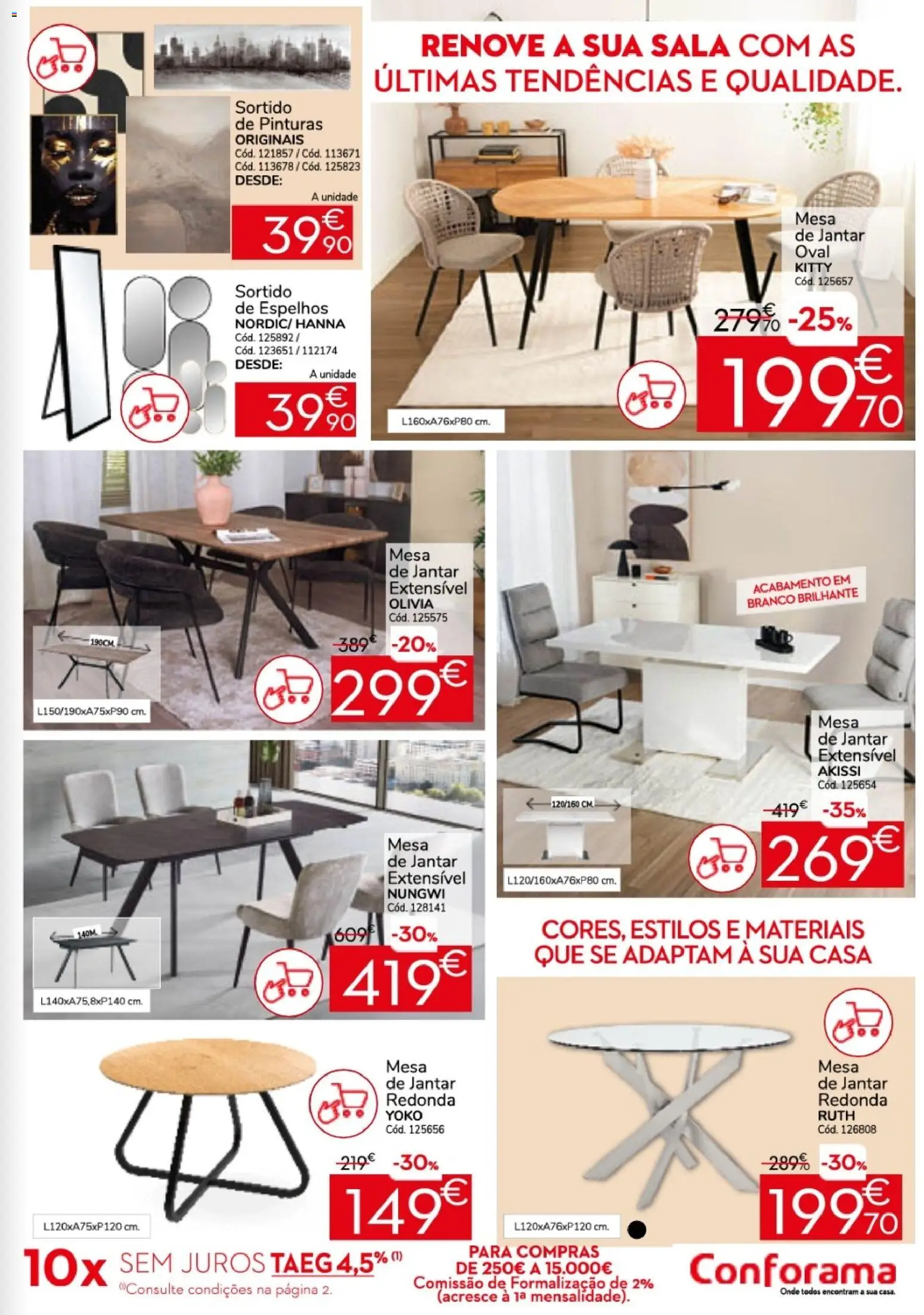 Conforama folheto │ válido de 26.05.2026 | Página: 11 | Produtos: Mesa, Mesa de jantar